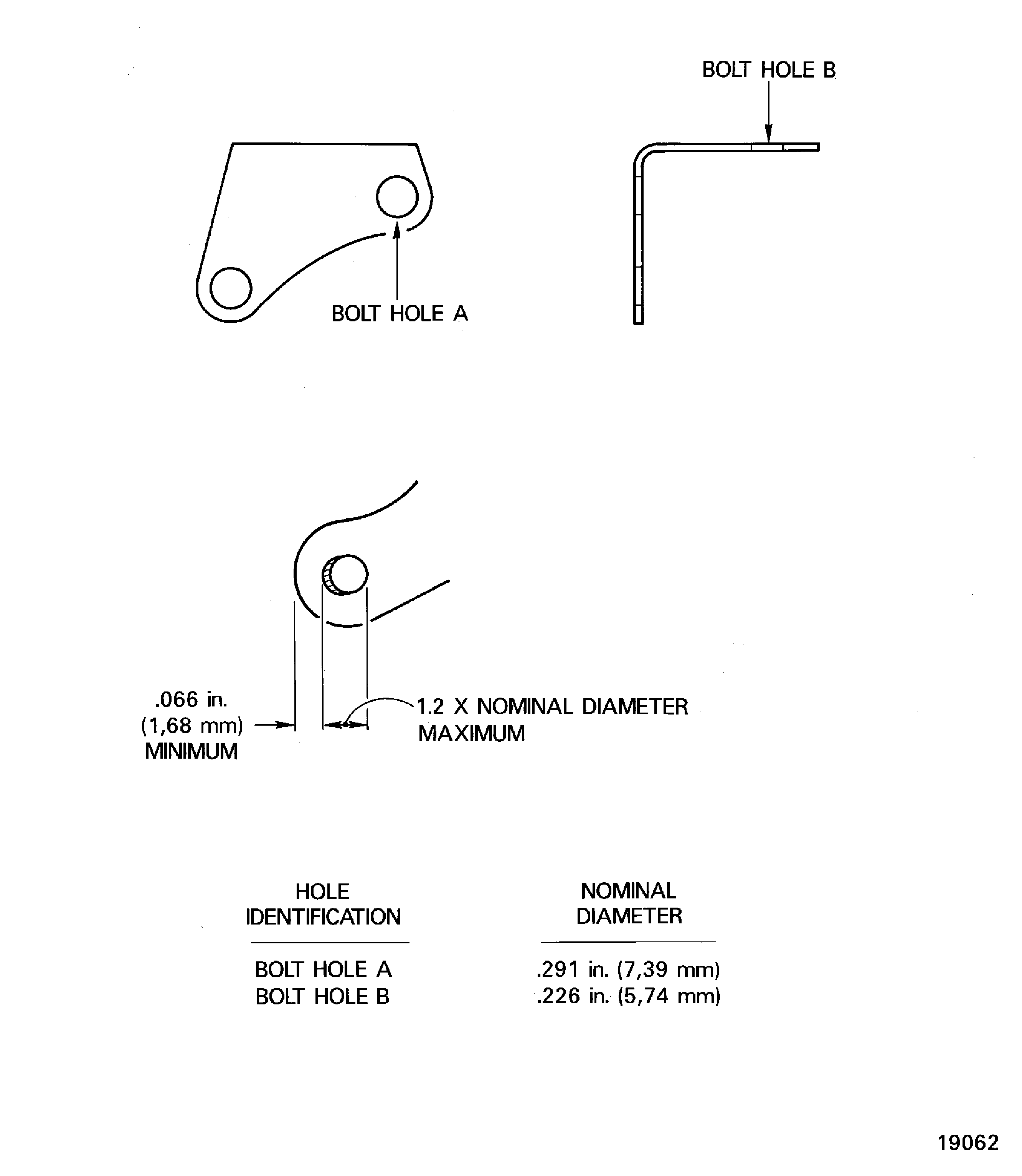 Brackets (01-235, 01-240, 01-242 And 01-680) Bolt Holes