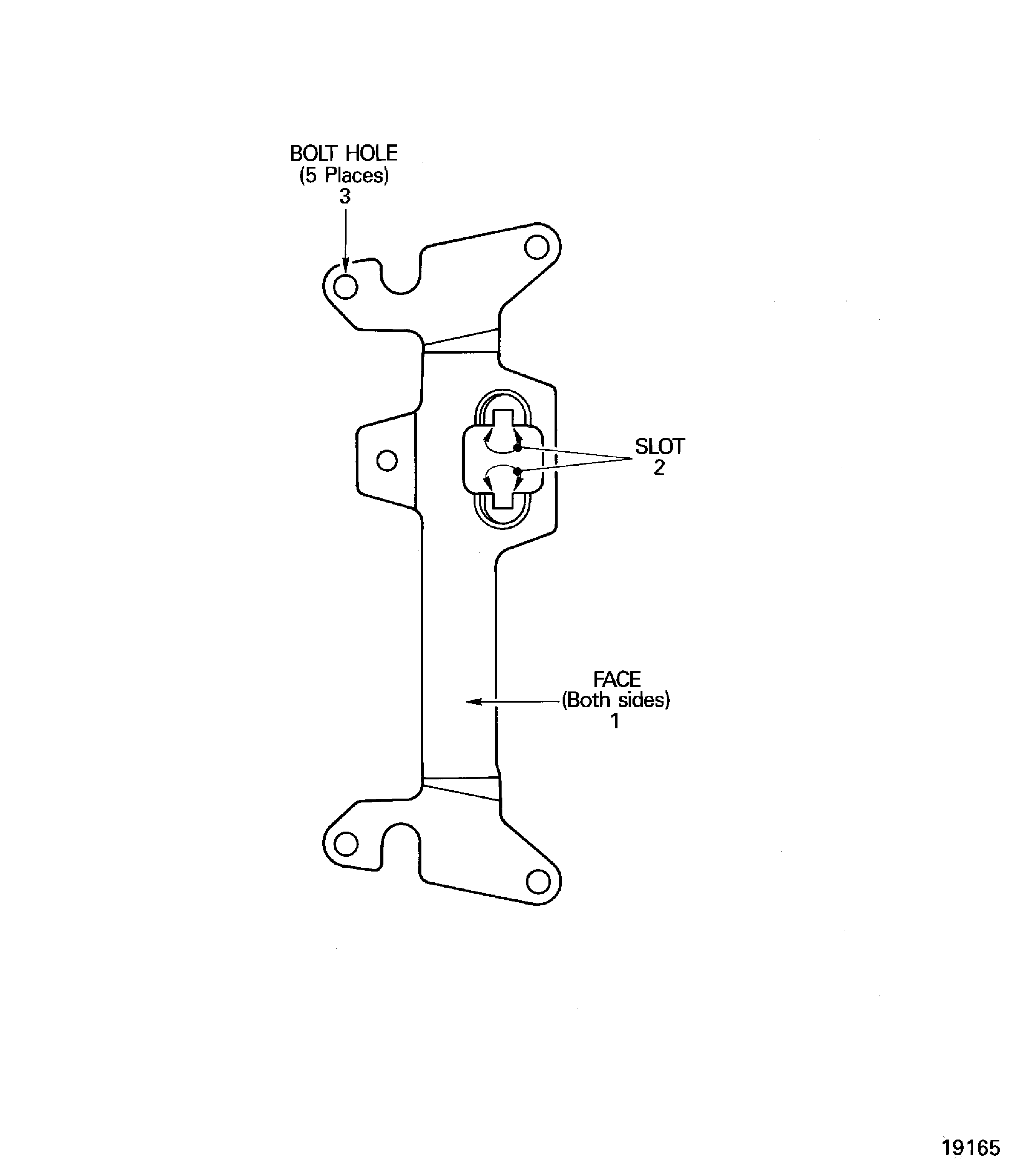Locations on the BSBVA Slave Guide Assembly