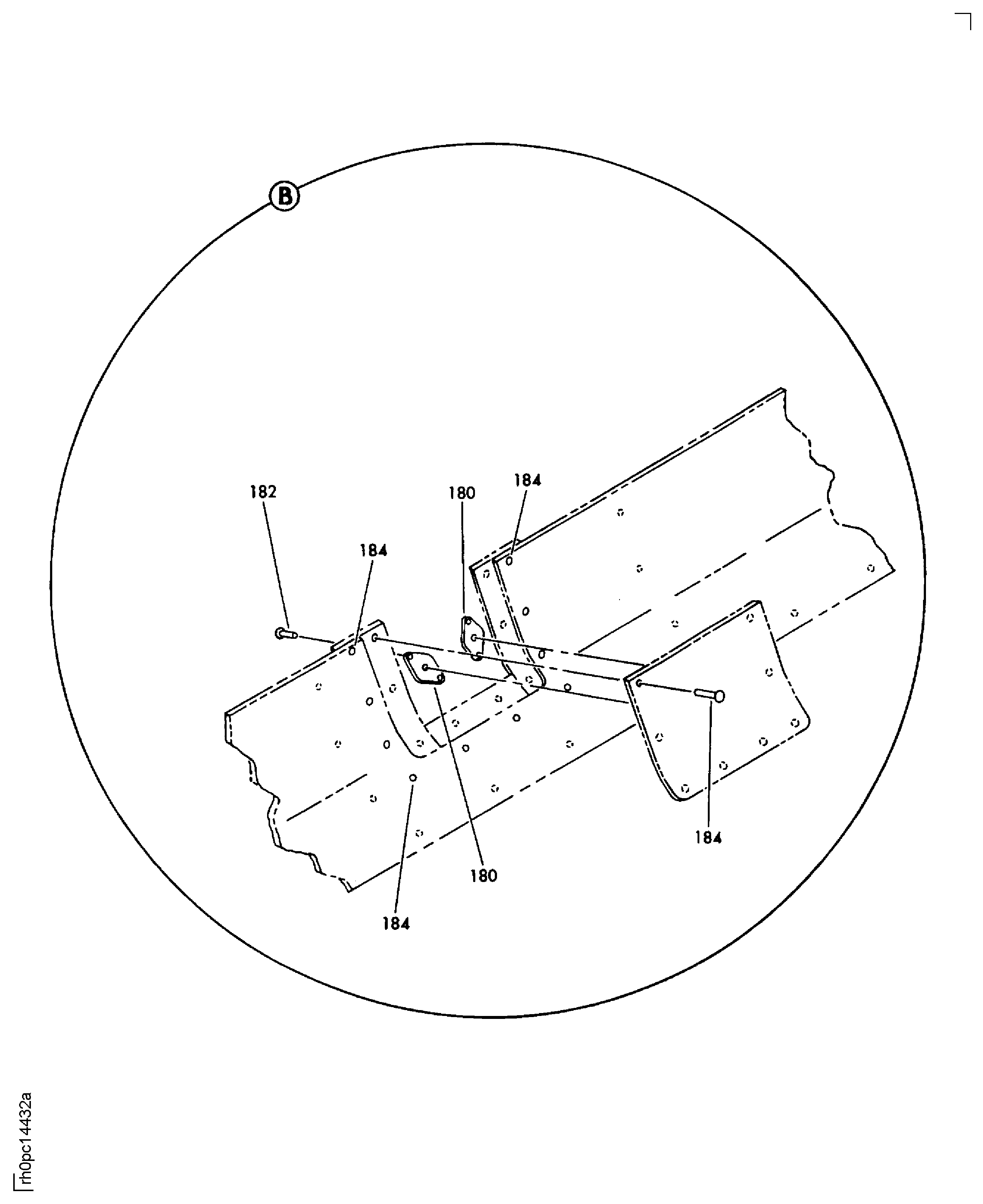 UPPER TRACK INSTL LH SIDE