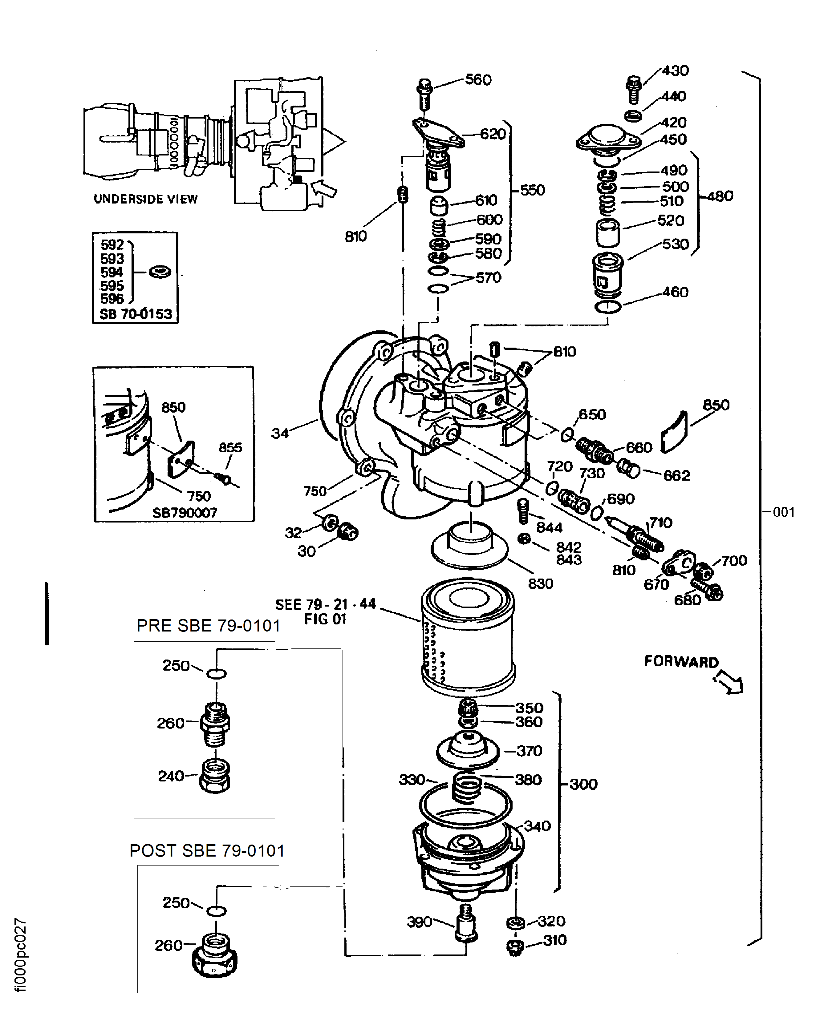 PRESSURE OIL PUMP/FILTER HOUSING