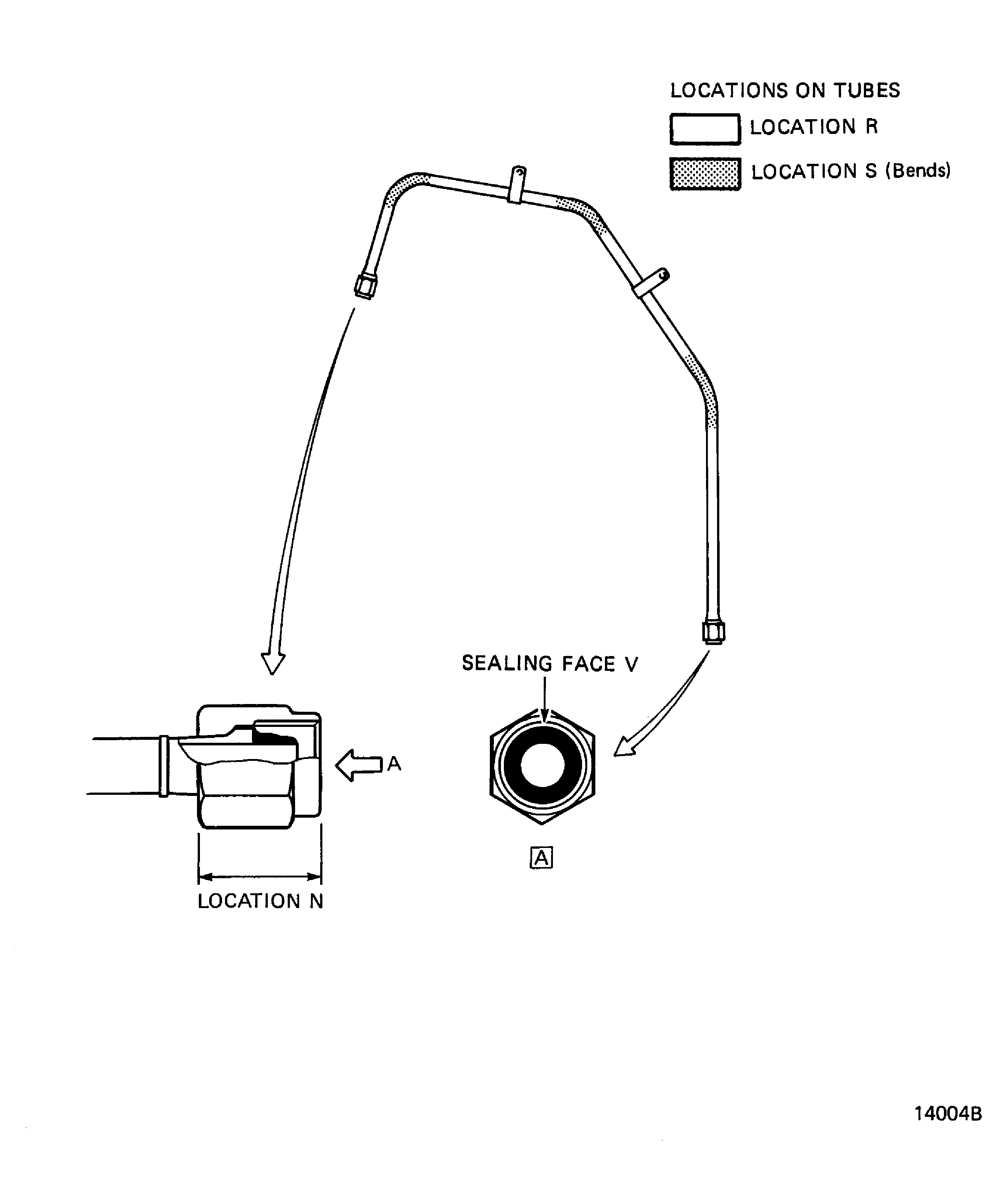 Pressure Oil Tube (18-100) Inspection Locations