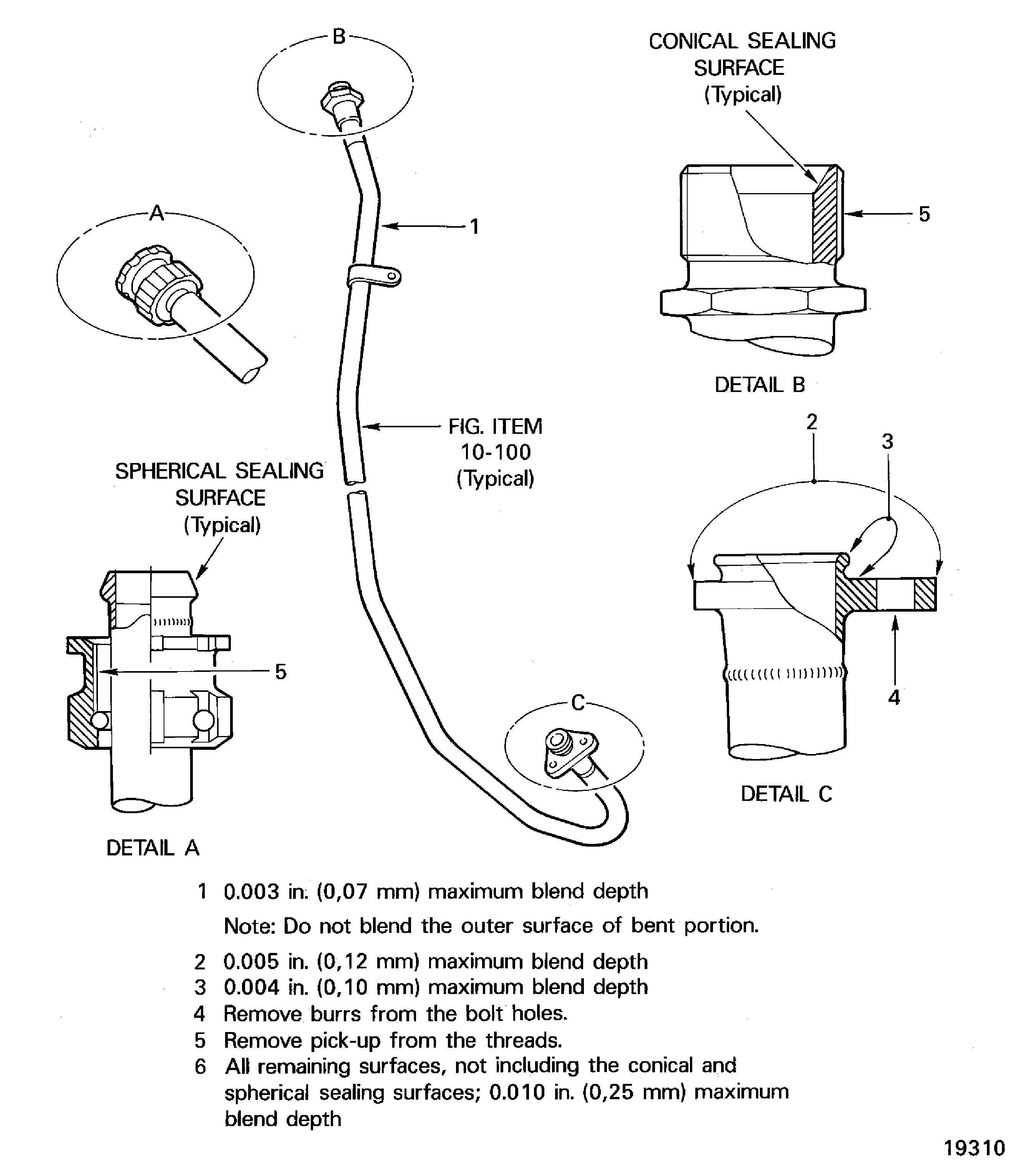 Repair Details and Dimensions