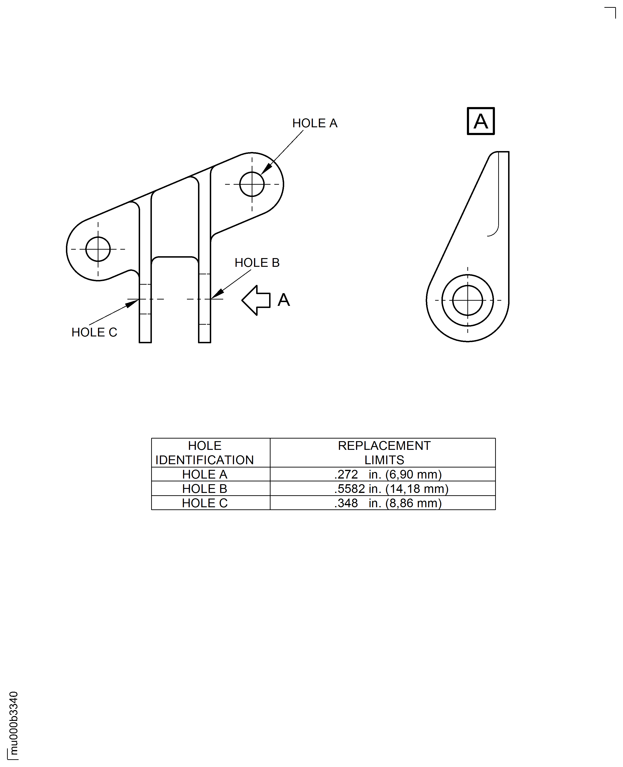 Bracket (01-380) bore diameter