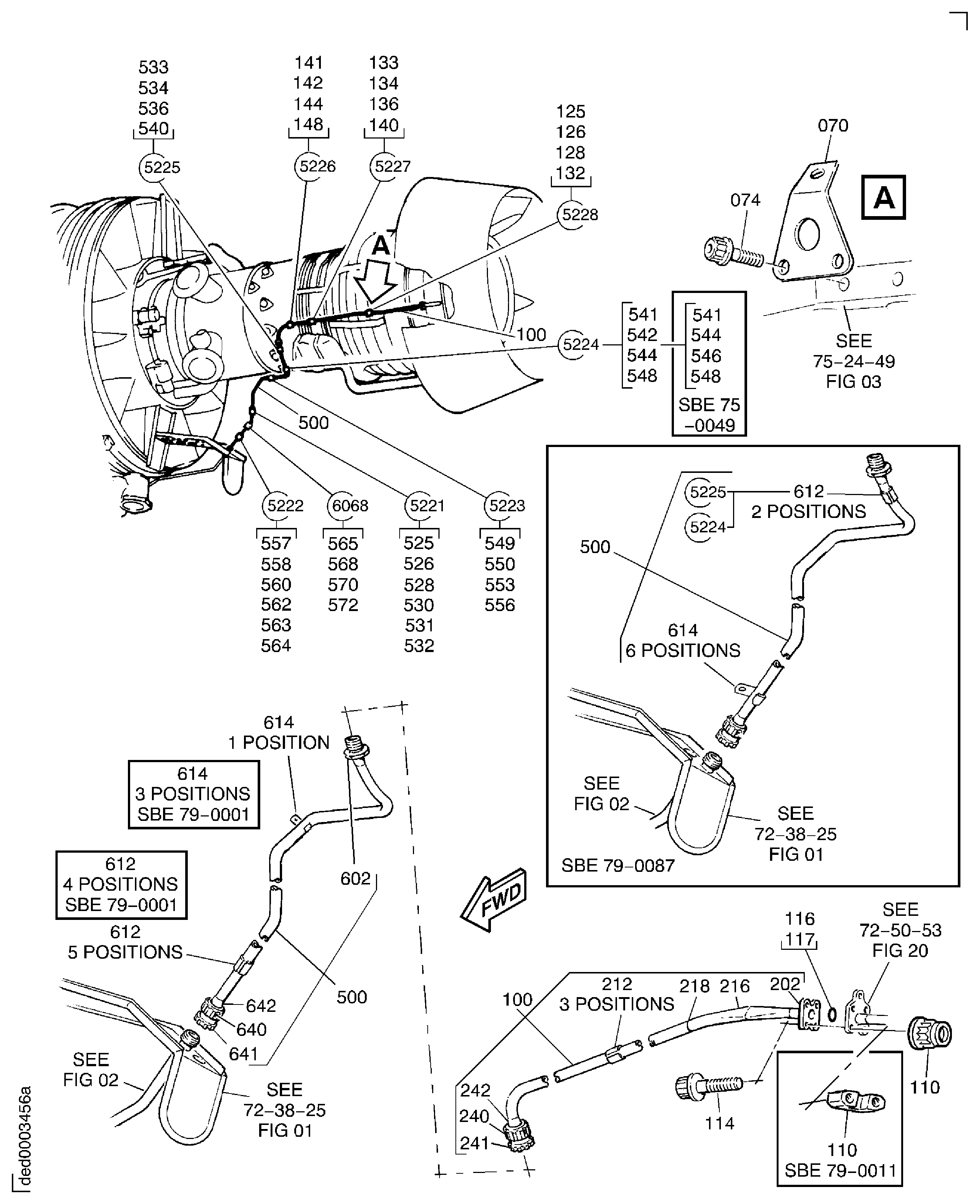 SCAVENGE OIL TUBES ENGINE