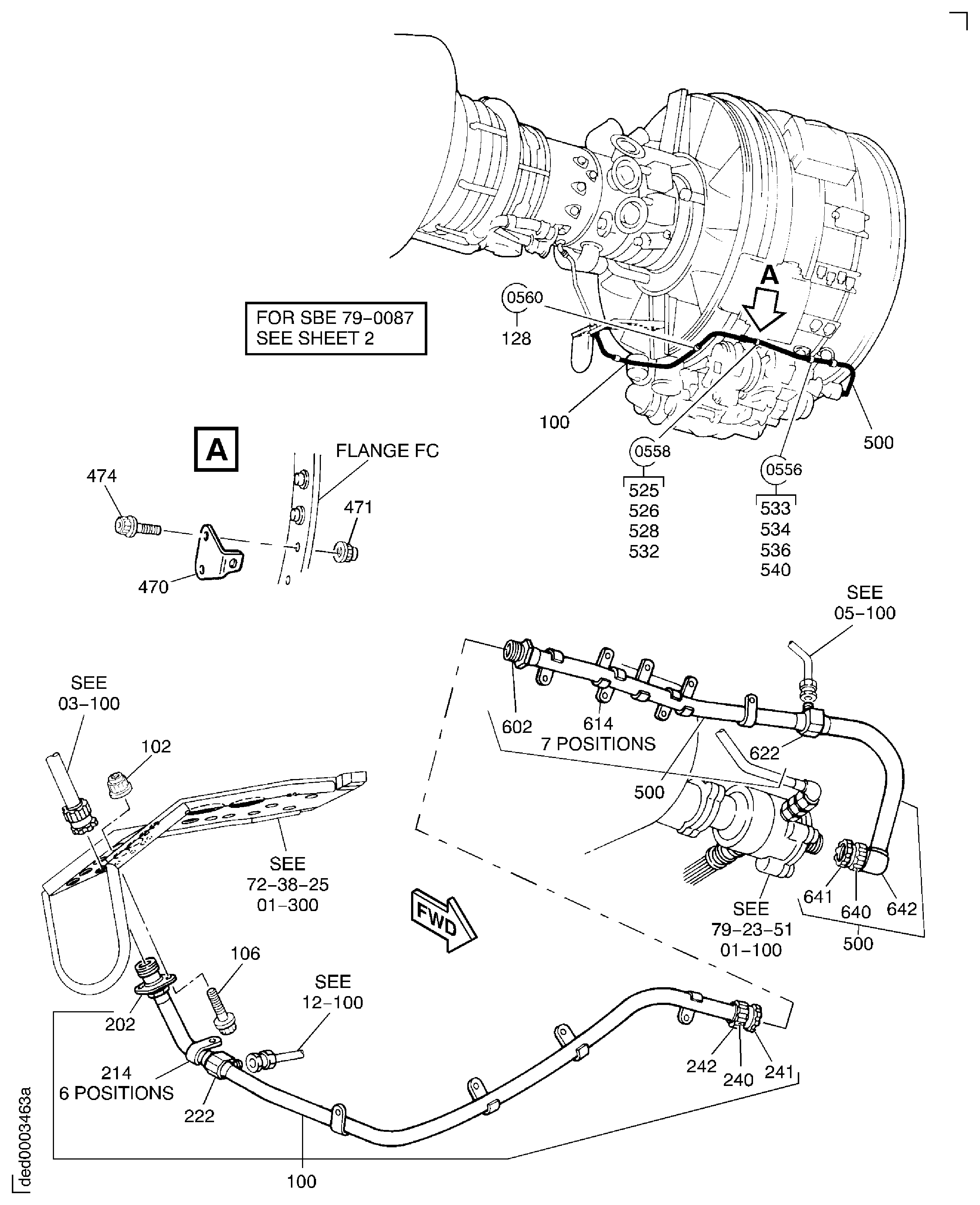 SCAVENGE OIL TUBES ENGINE