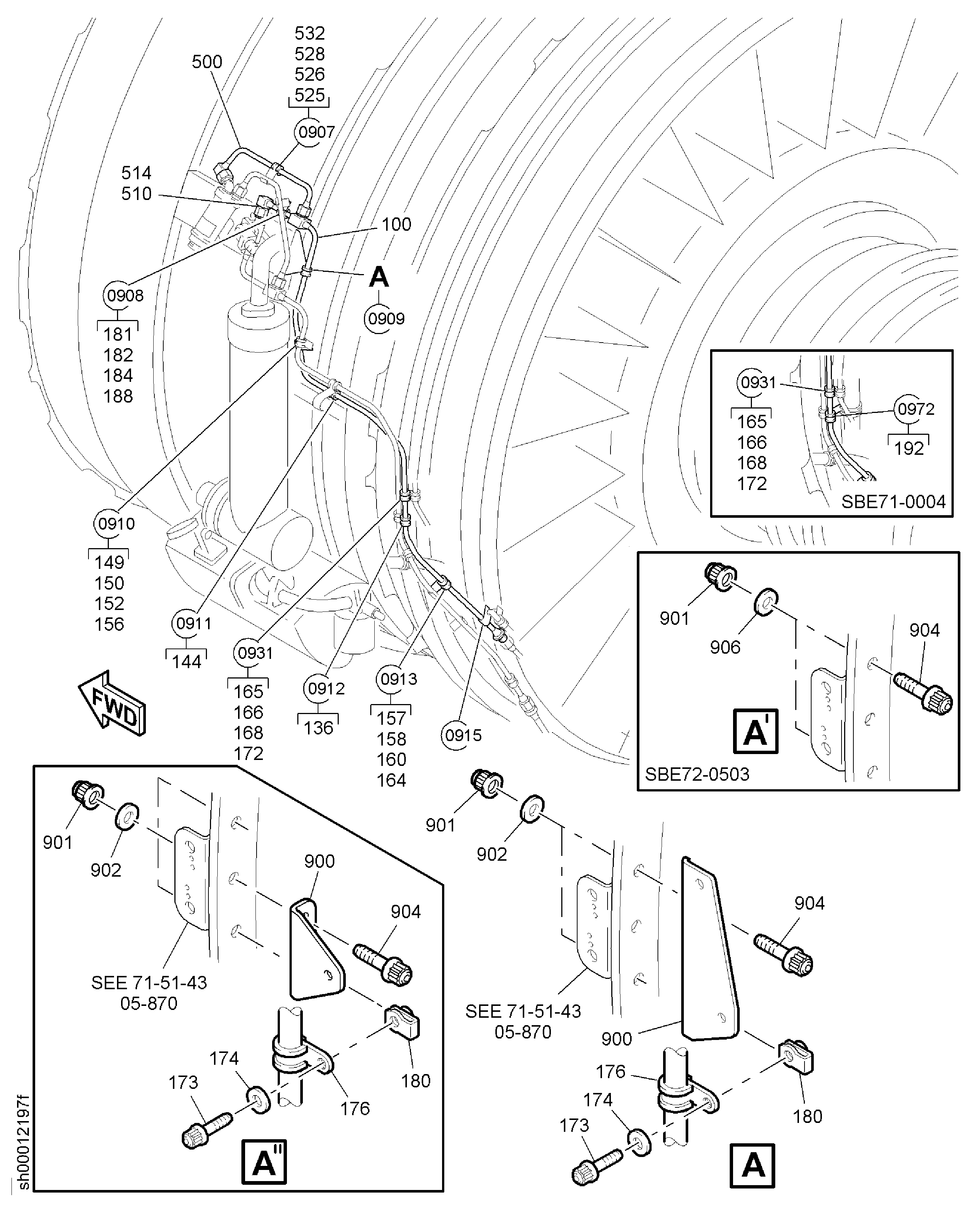 SCAVENGE OIL TUBES-ENGINE