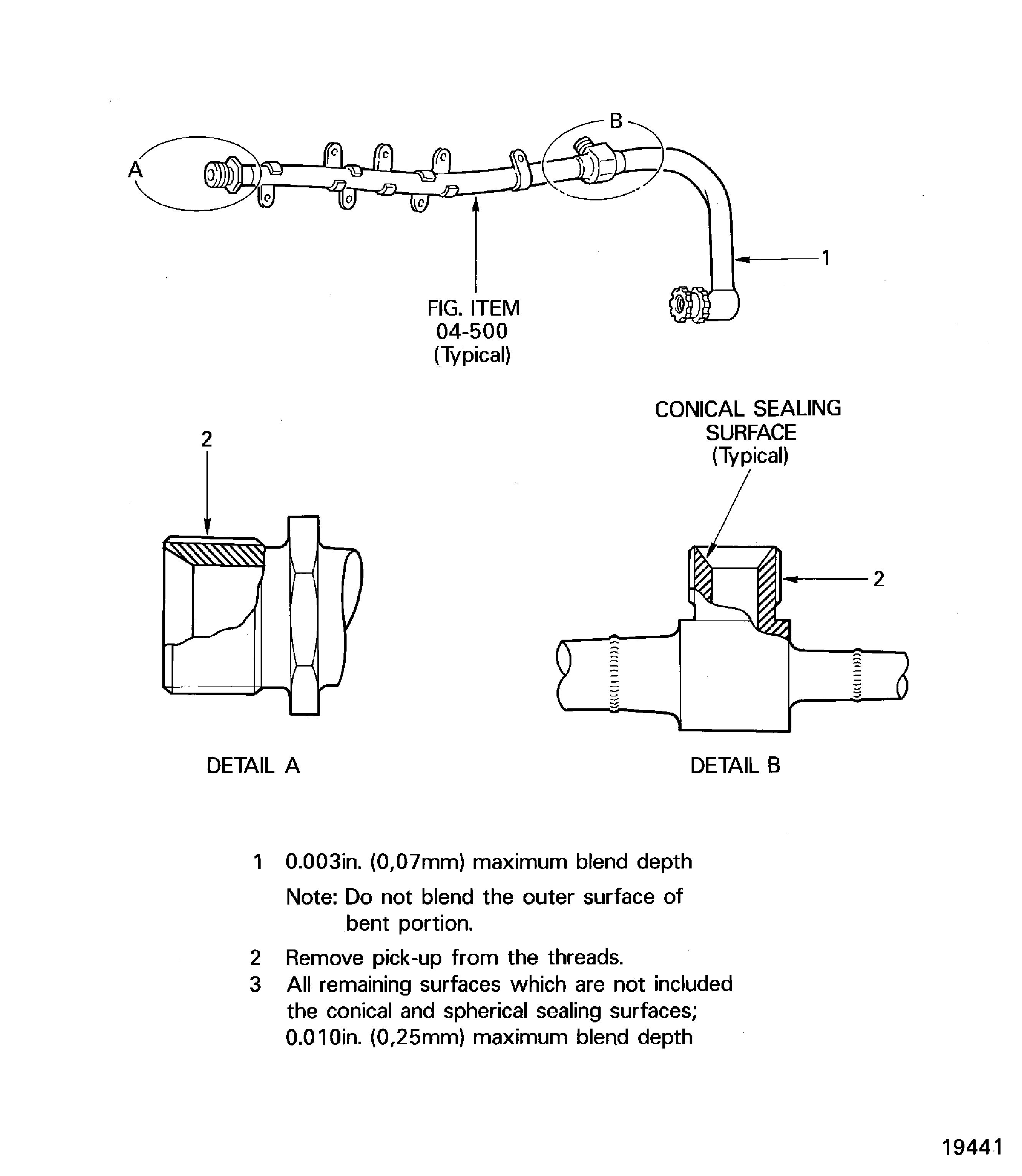 Repair Details and Dimensions