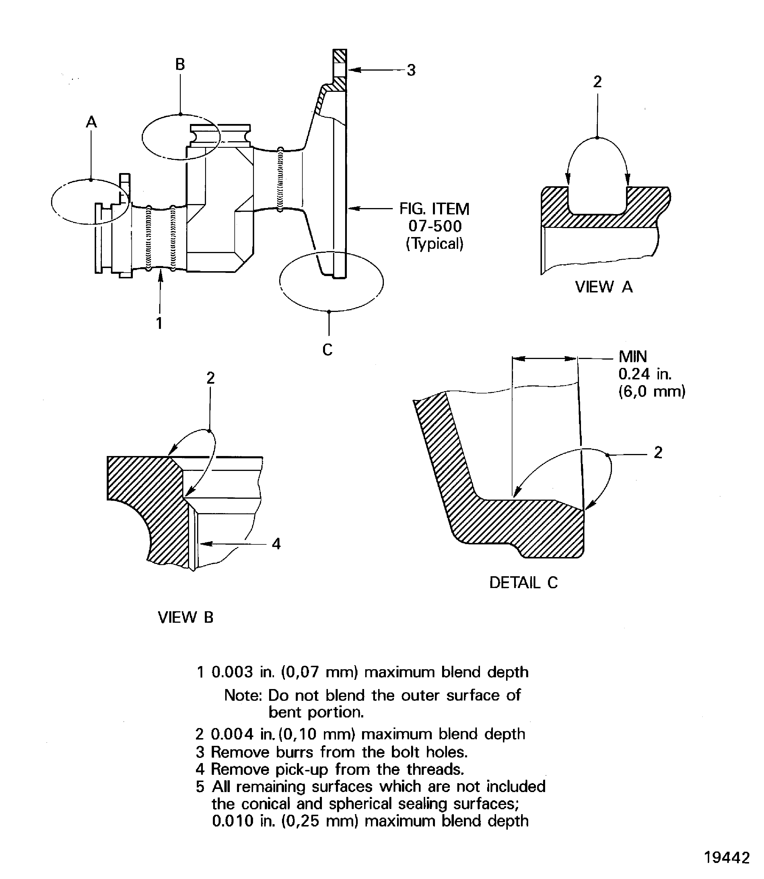 Repair Details and Dimensions