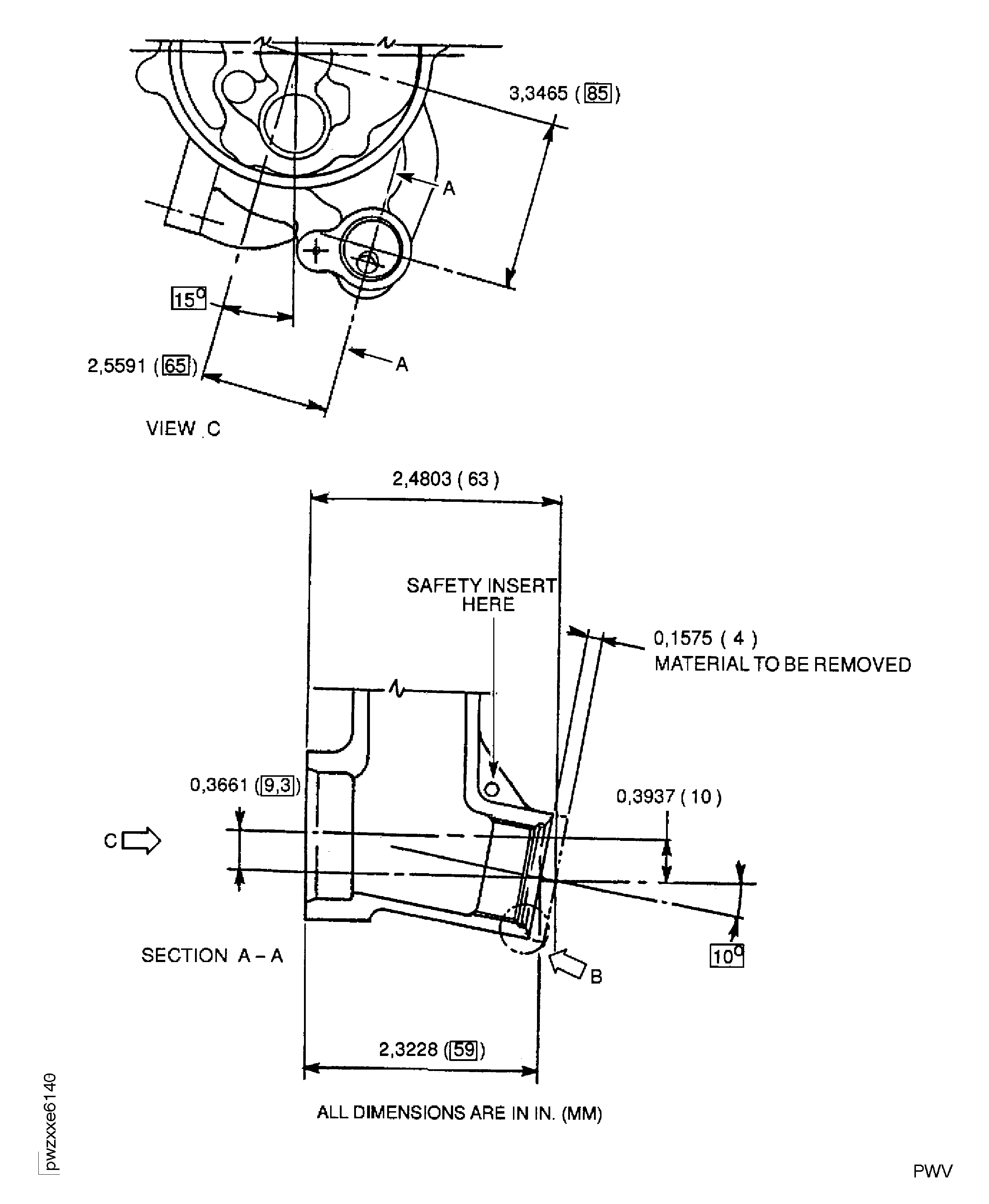 Repair Details and Dimensions