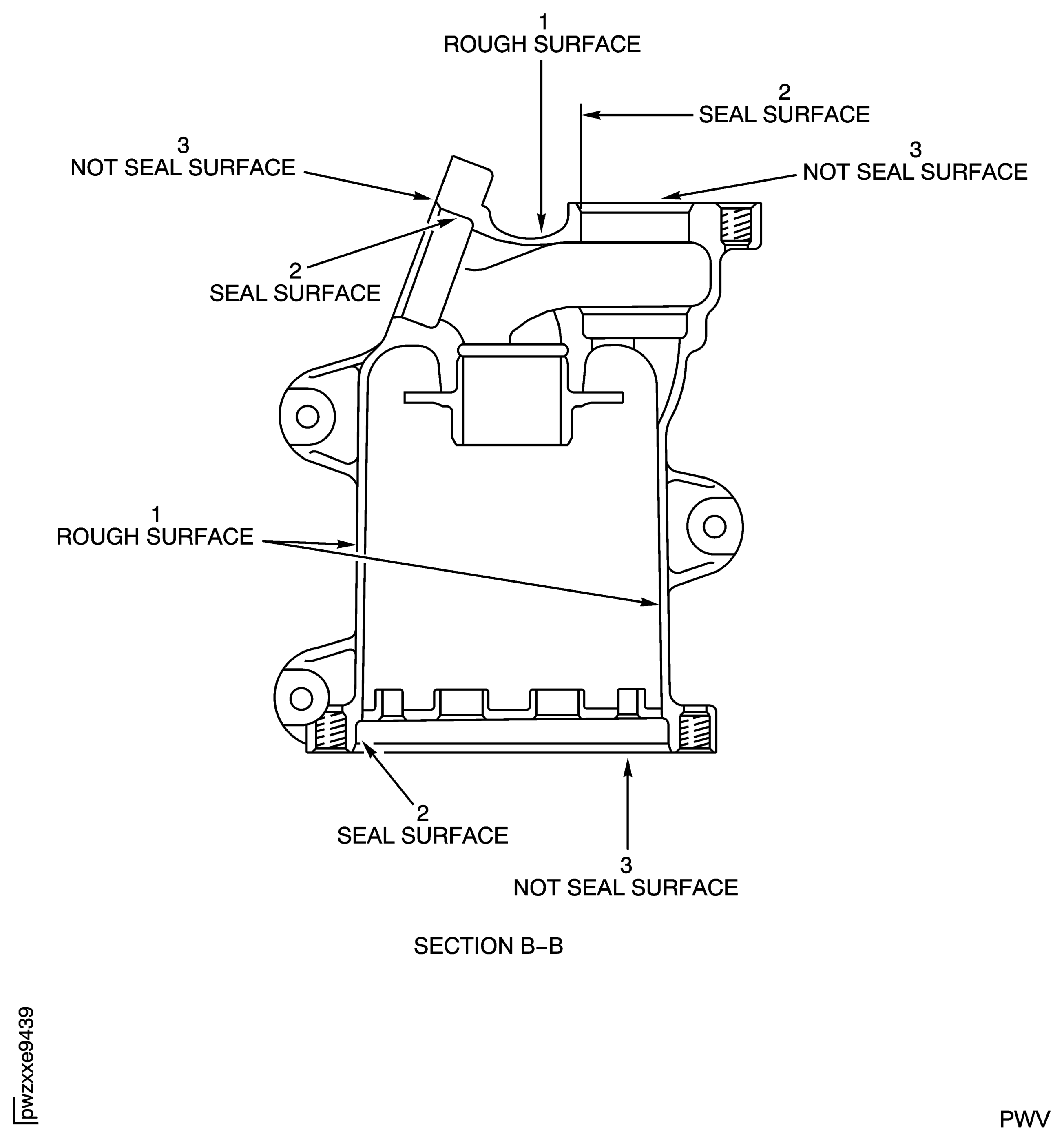 Oil Filter Casing Assembly (post SBE 79-0101)
