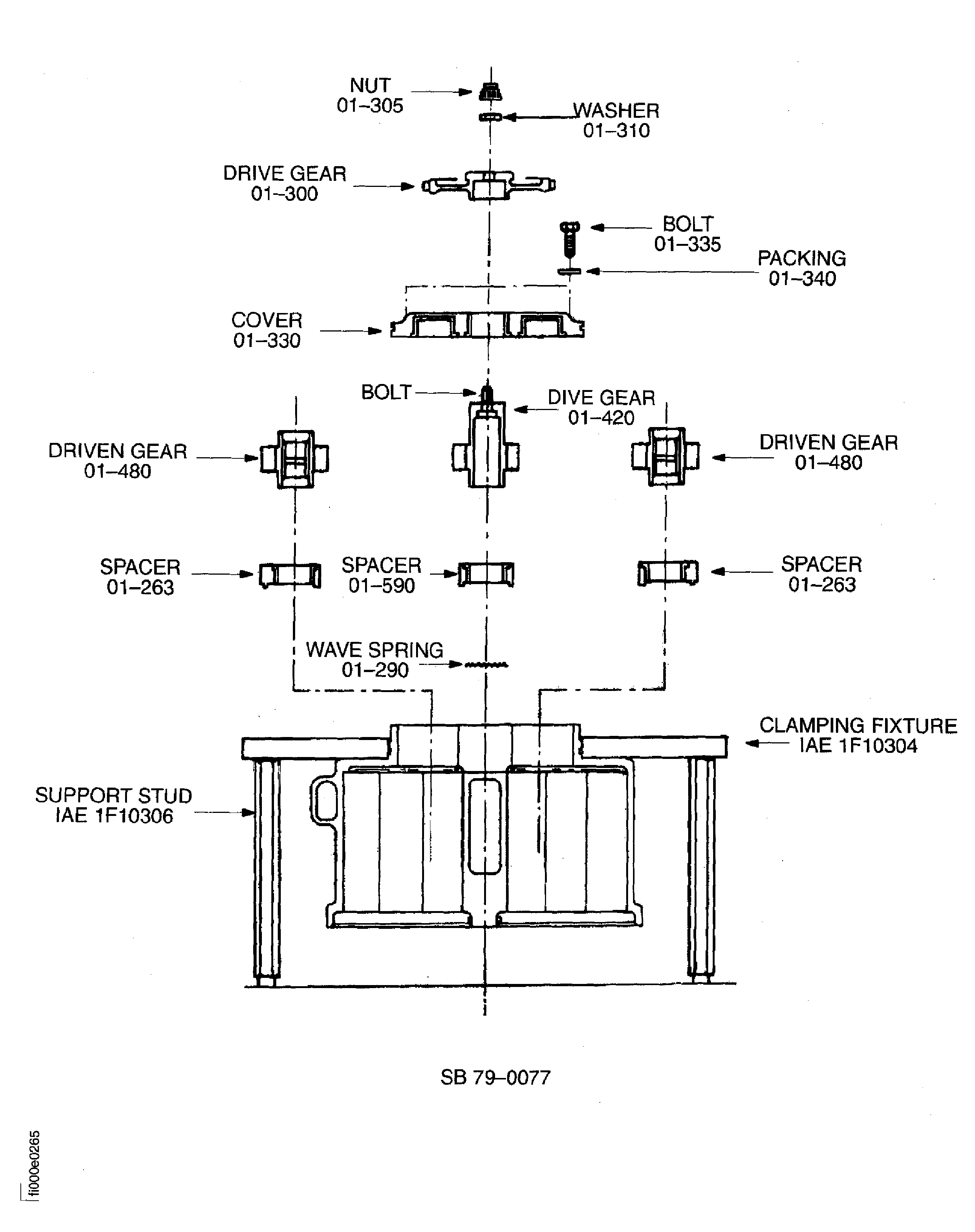 Scavenge Oil Pump - Disassemble The Components