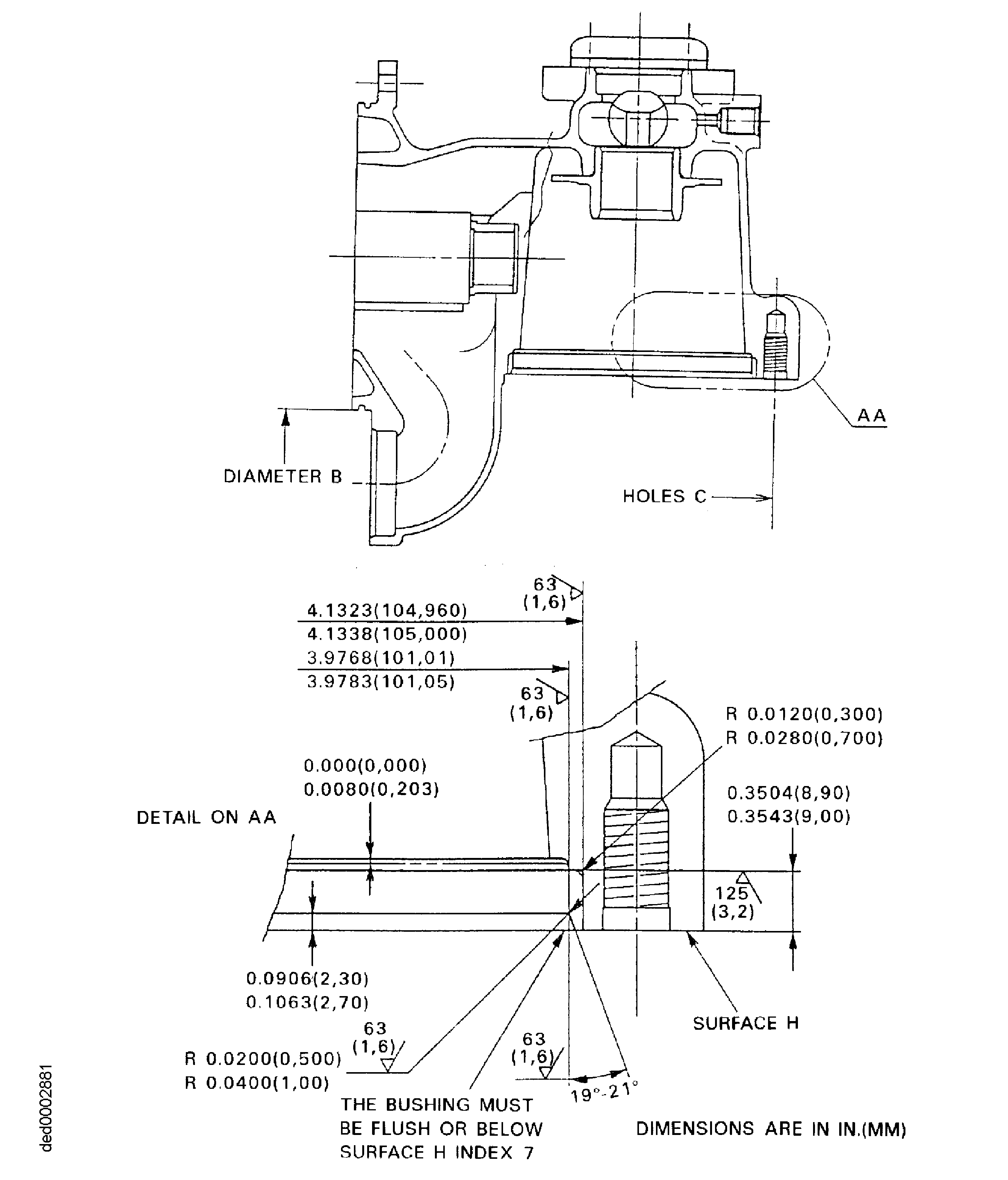 Repair Details and Dimensions