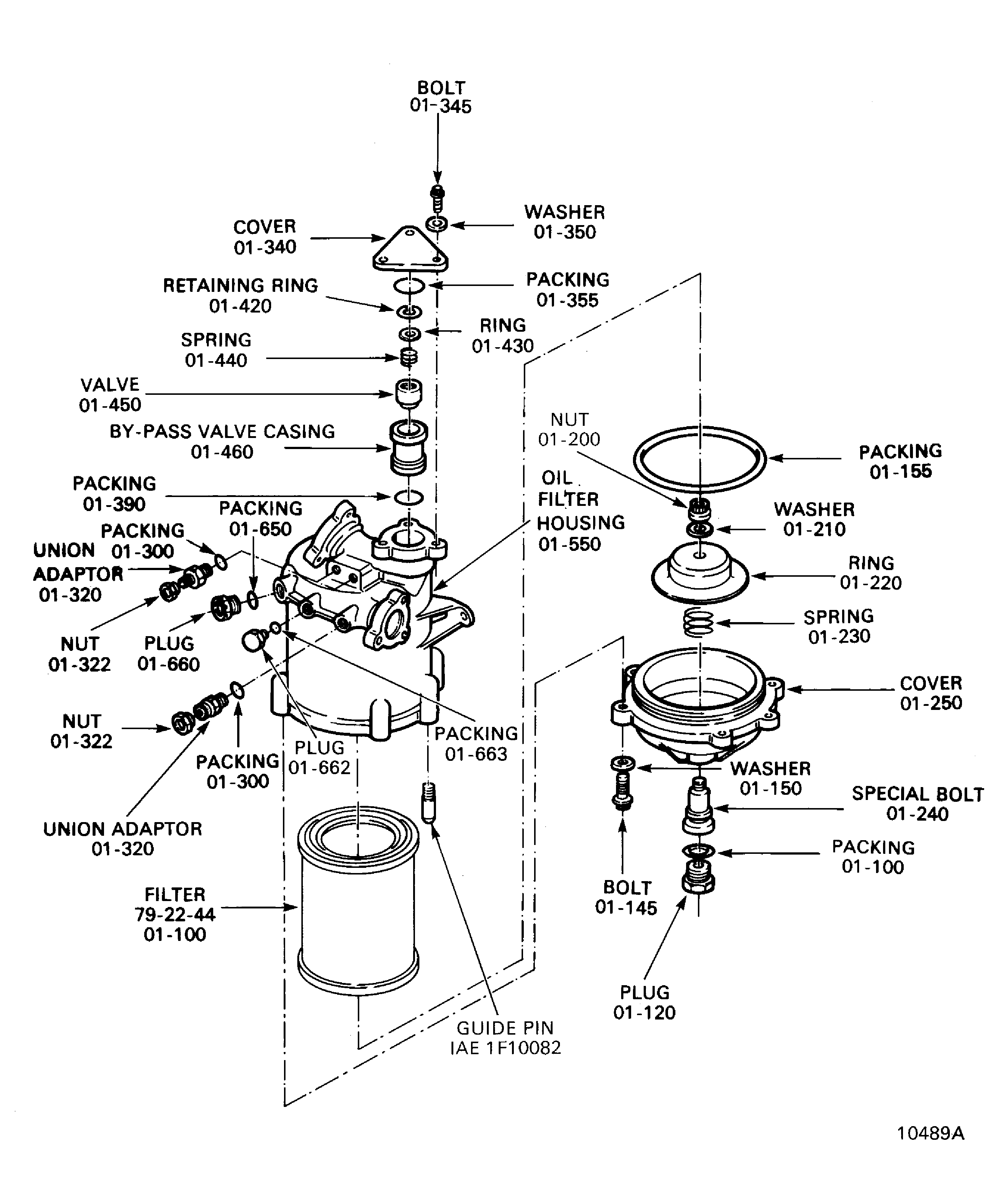Oil Scavenge Filter Housing Assembly