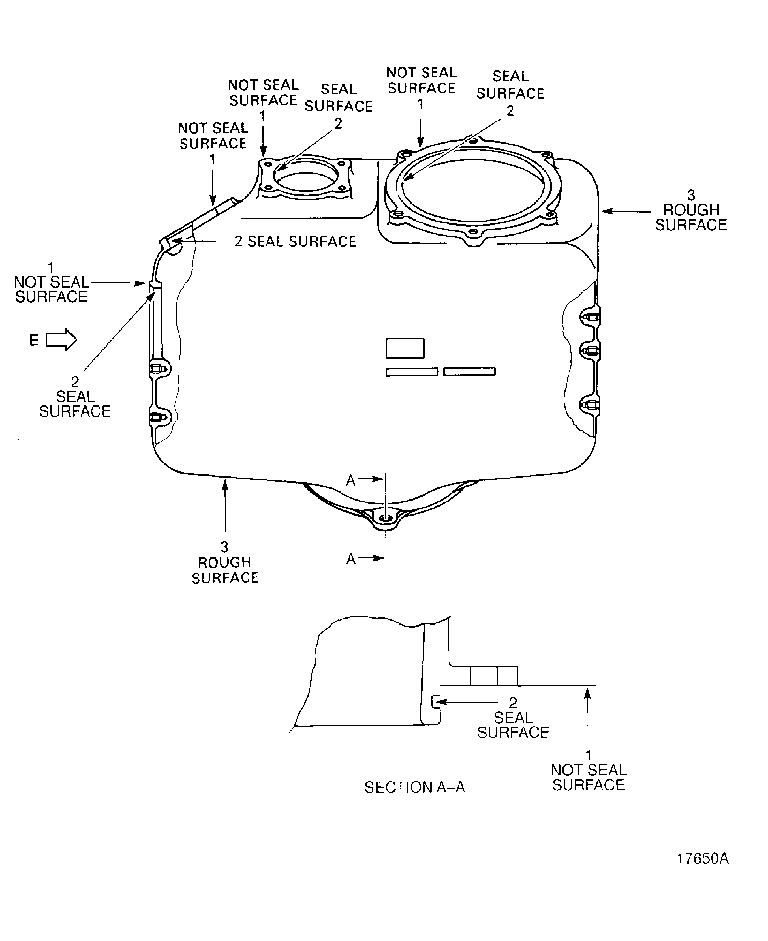 Locations On The Oil Tank Assembly (P/N 4B7030)