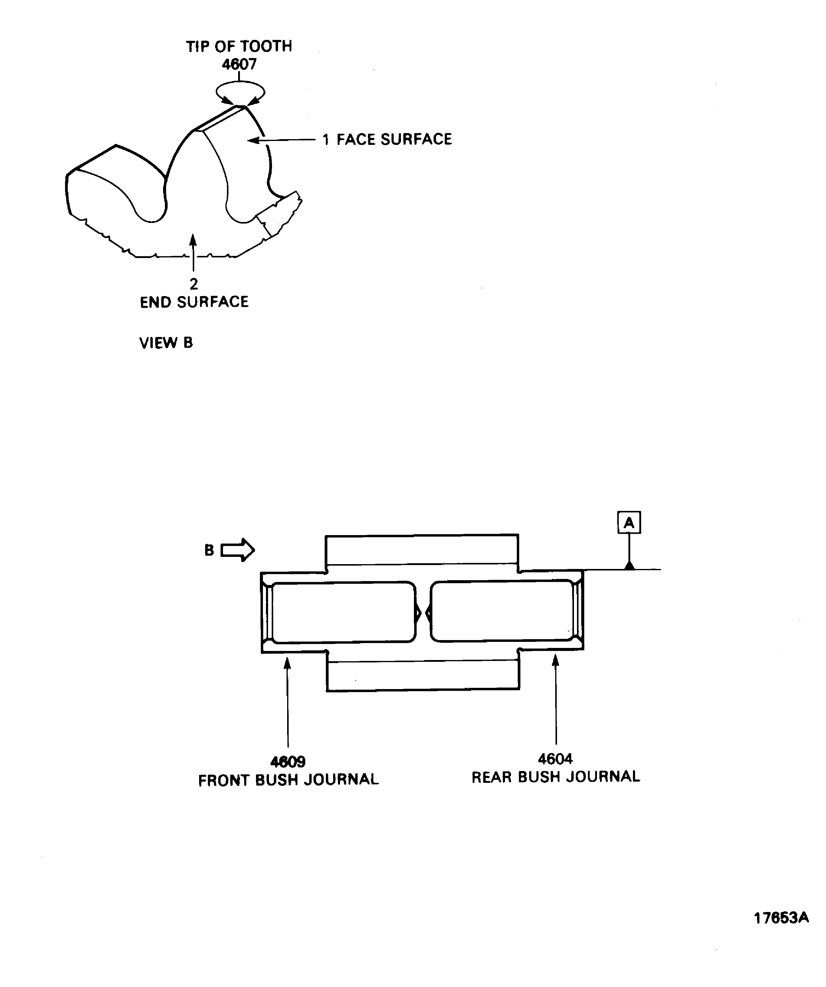 Locations On The Driven Gear