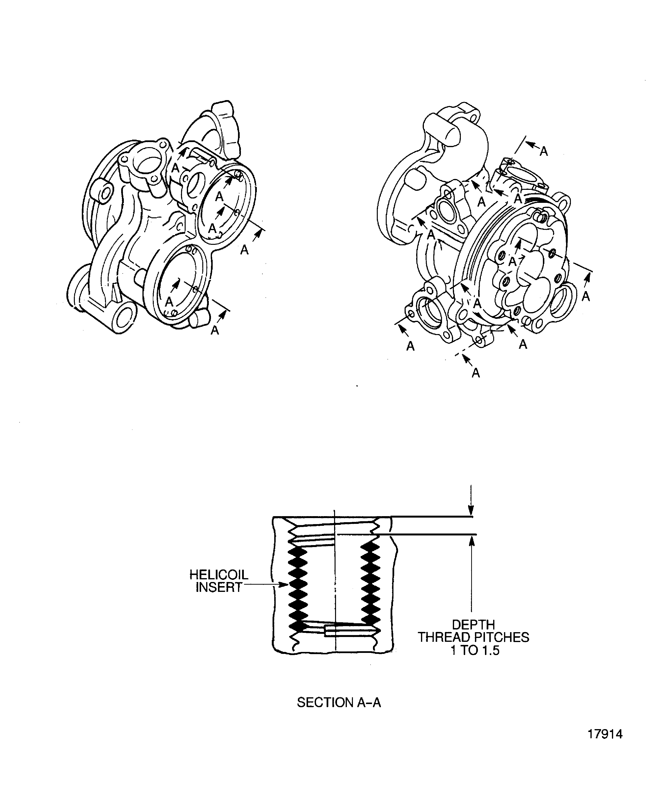 Replace The Damaged Or Loose Helicoil Inserts