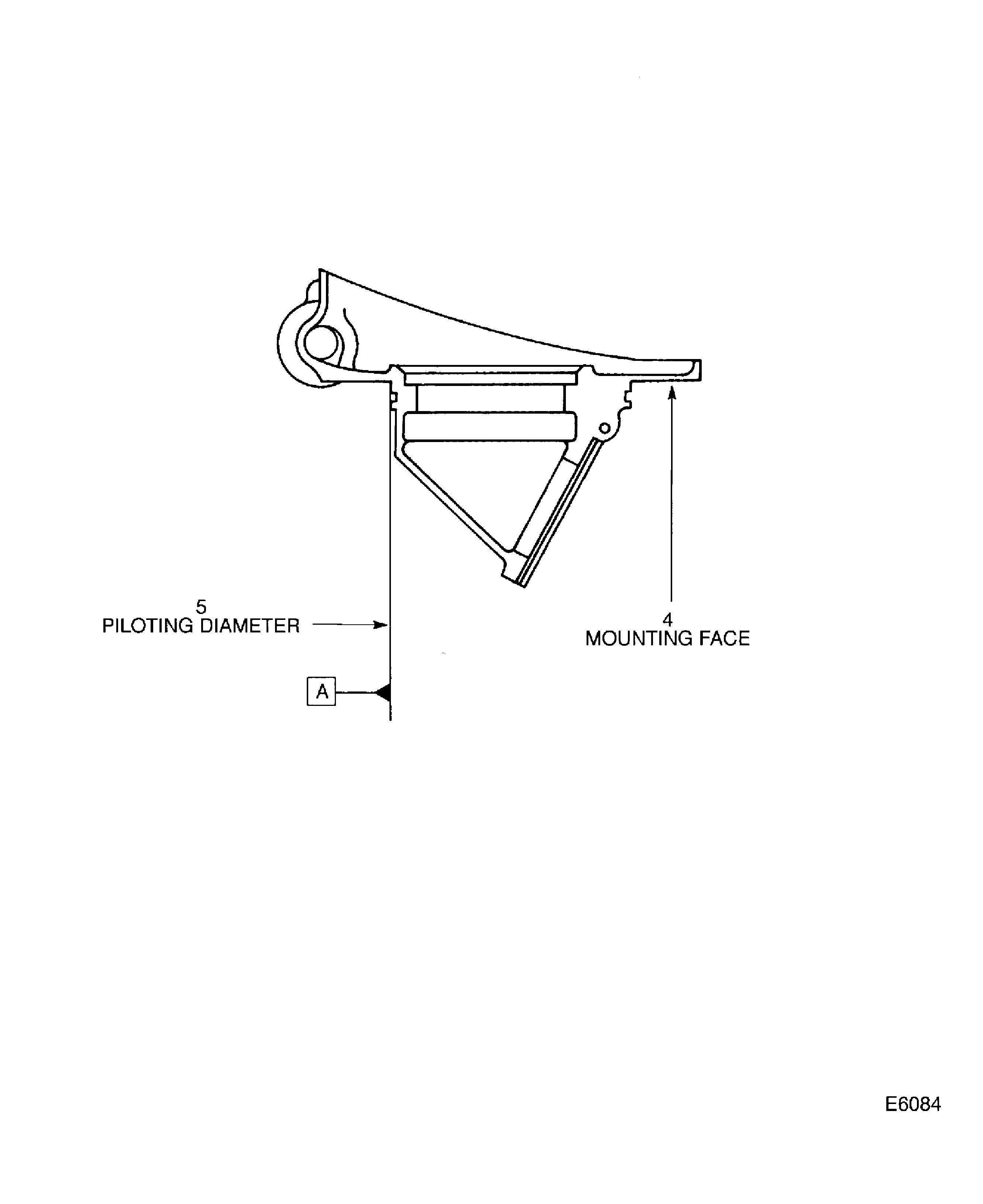 Locations On The Filler Neck Assembly (P/N 4B7179)