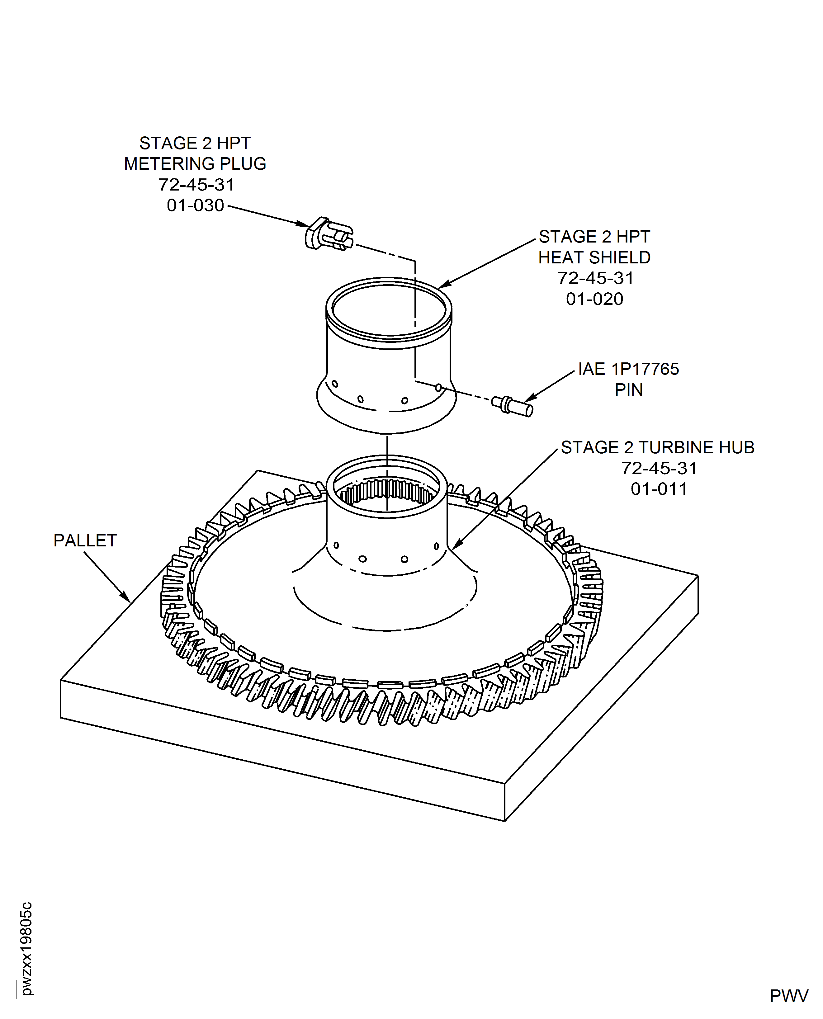 Install the Heatshield and Metering Plugs