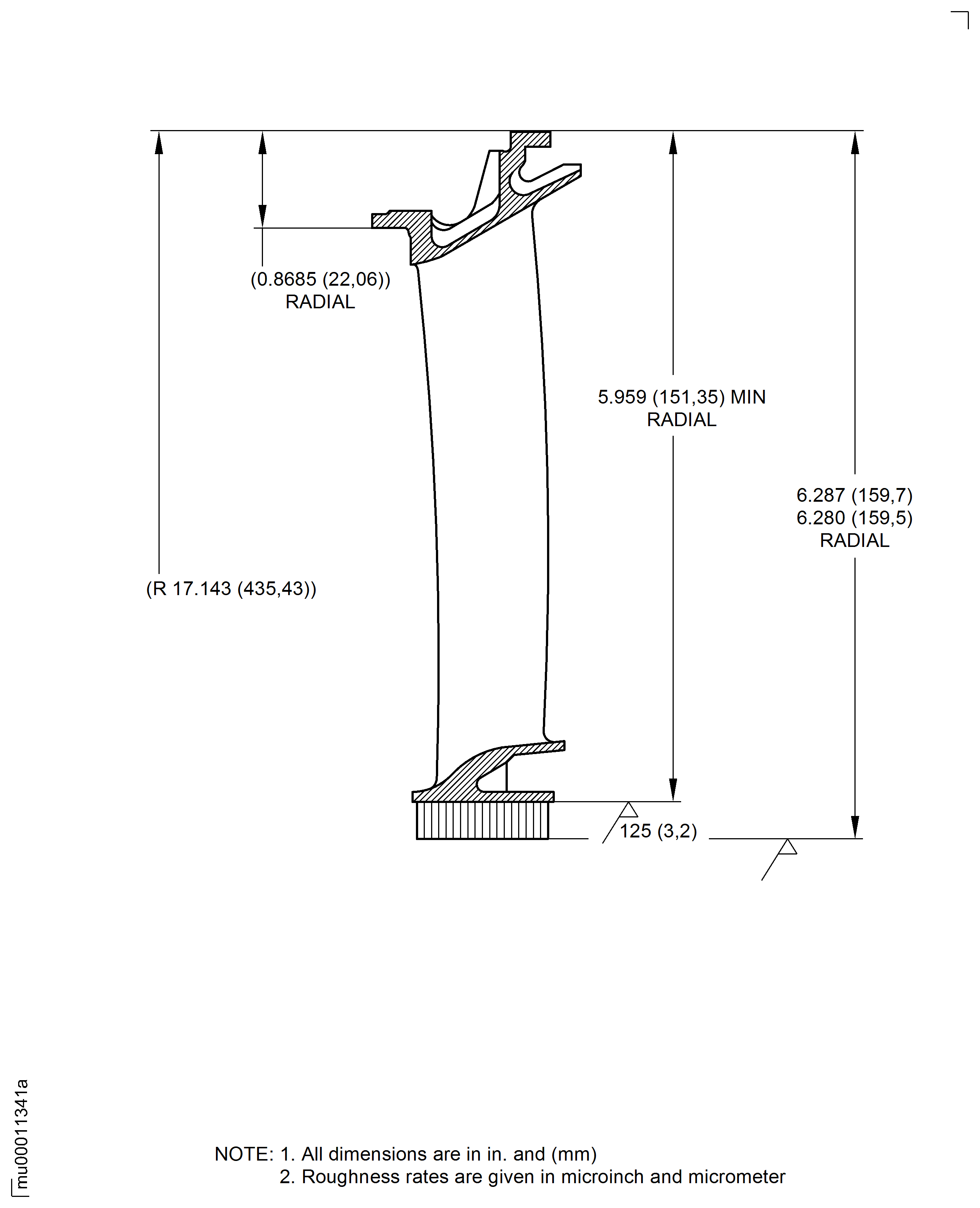 Repair Details and Dimensions