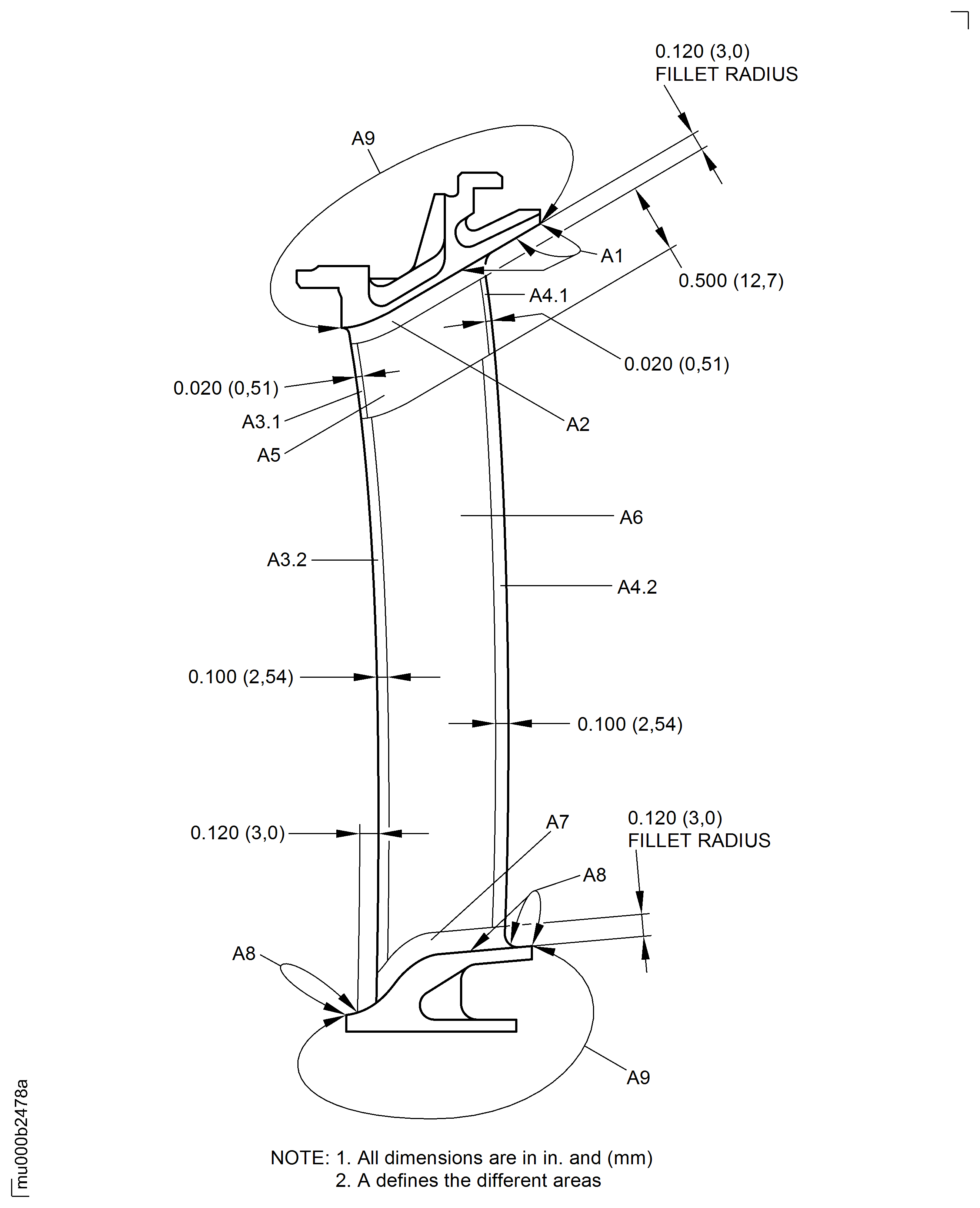 Repair Details and Dimensions