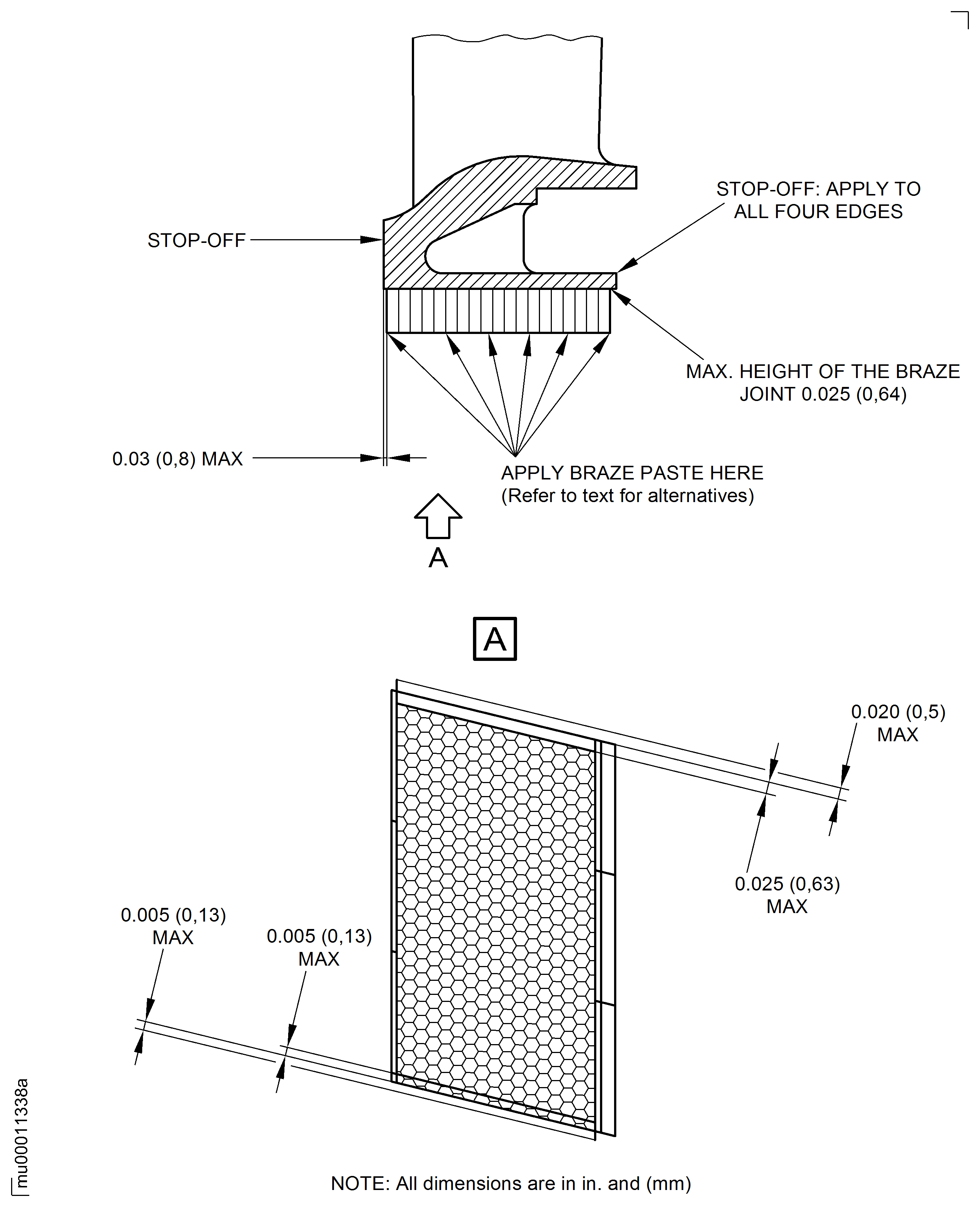 Repair Details and Dimensions