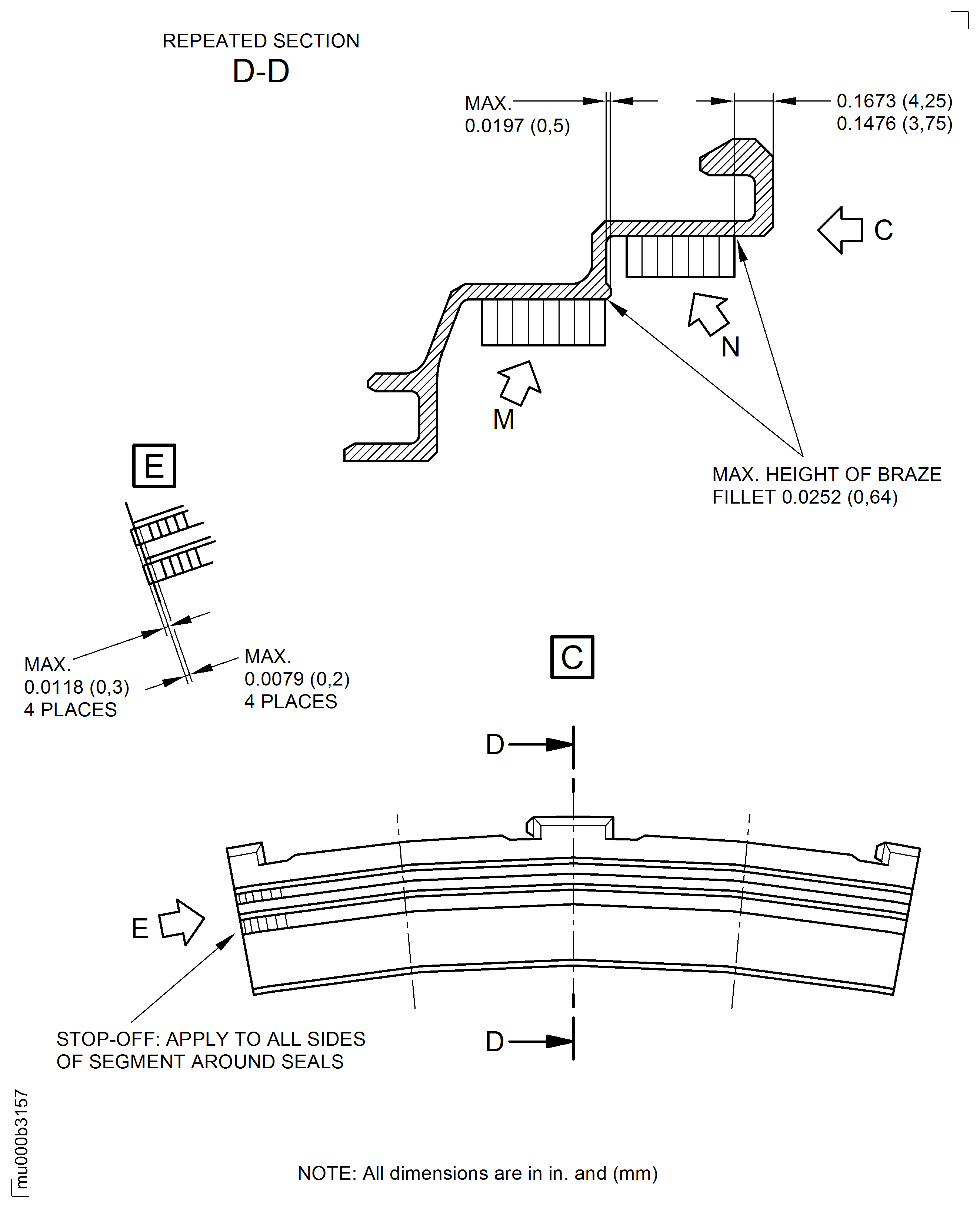 Repair Details and Dimensions