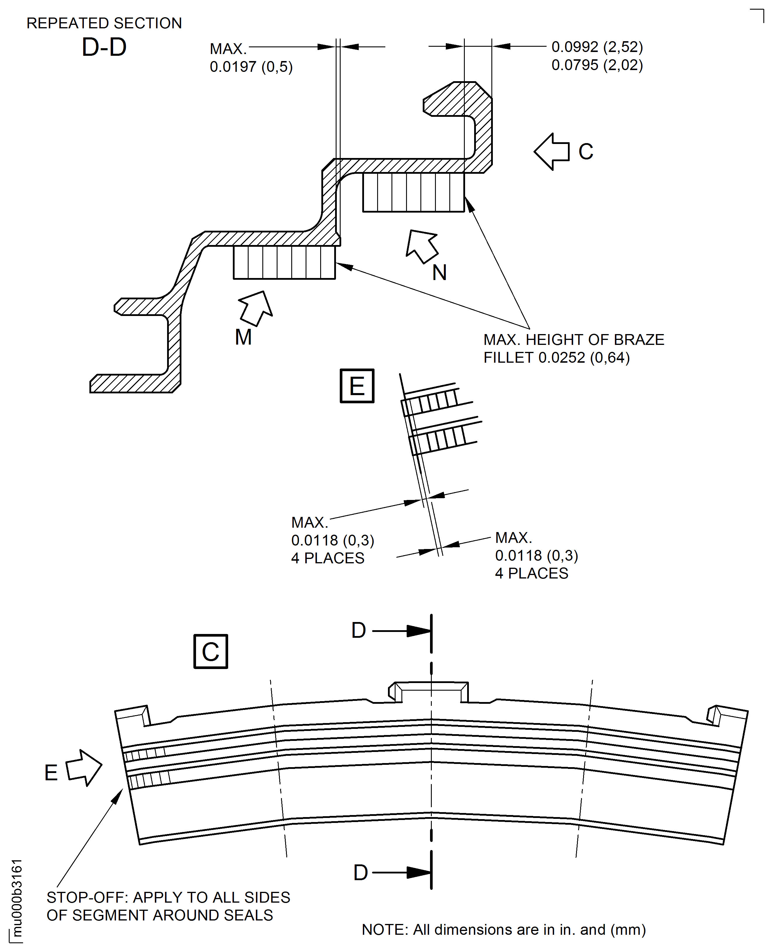 Repair Details and Dimensions