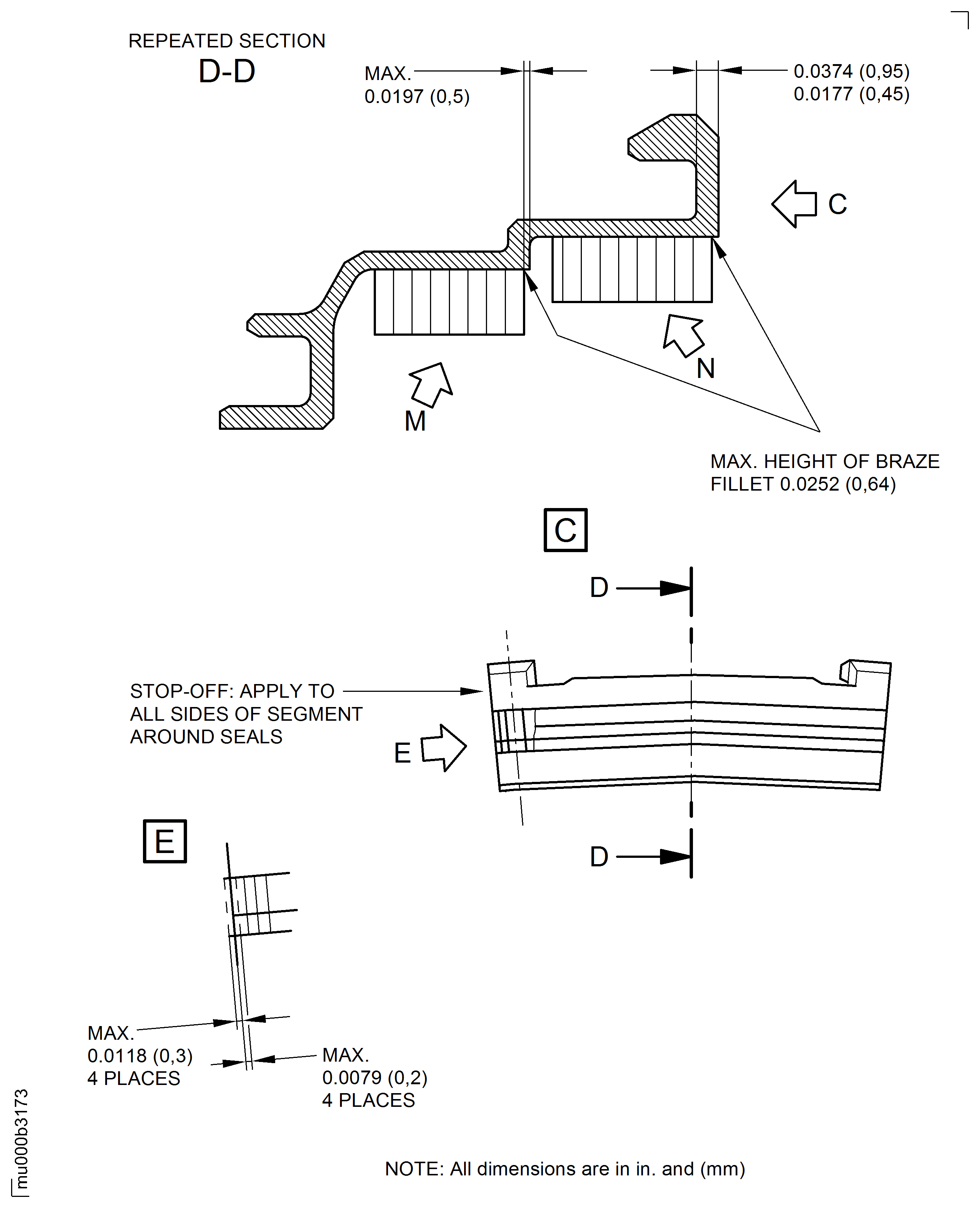 Repair Details and Dimensions