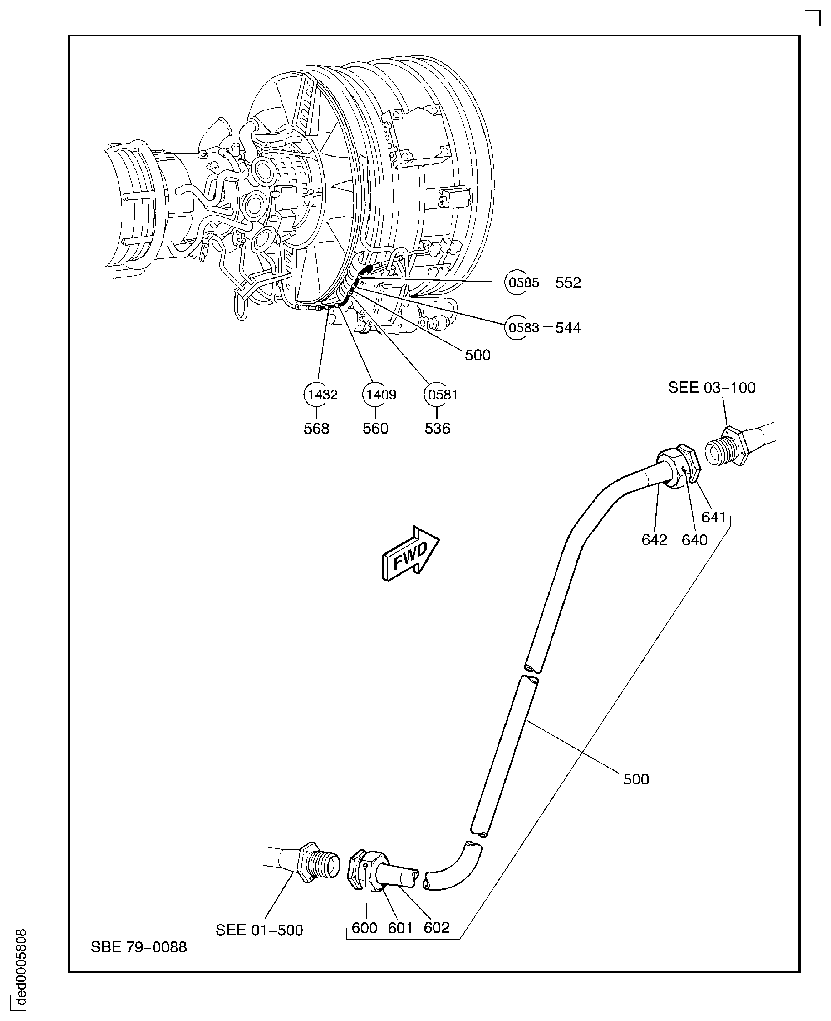 HP Bleed Control Air Tubes