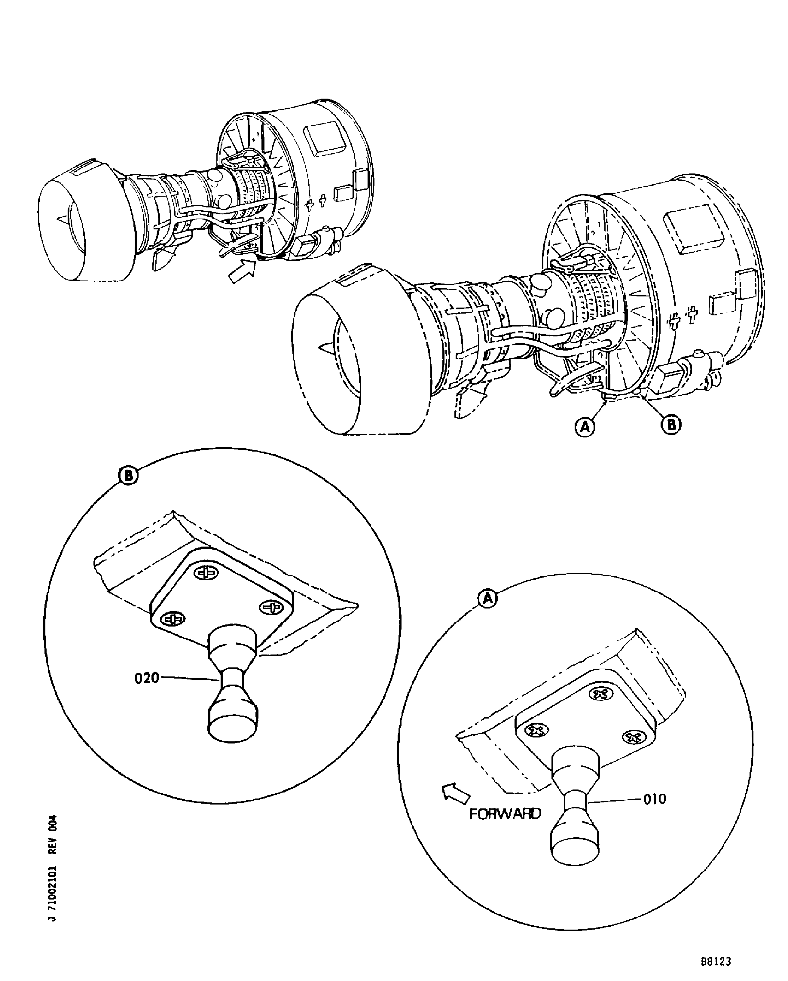 BRACKET T/R HOLD OPEN FORWARD