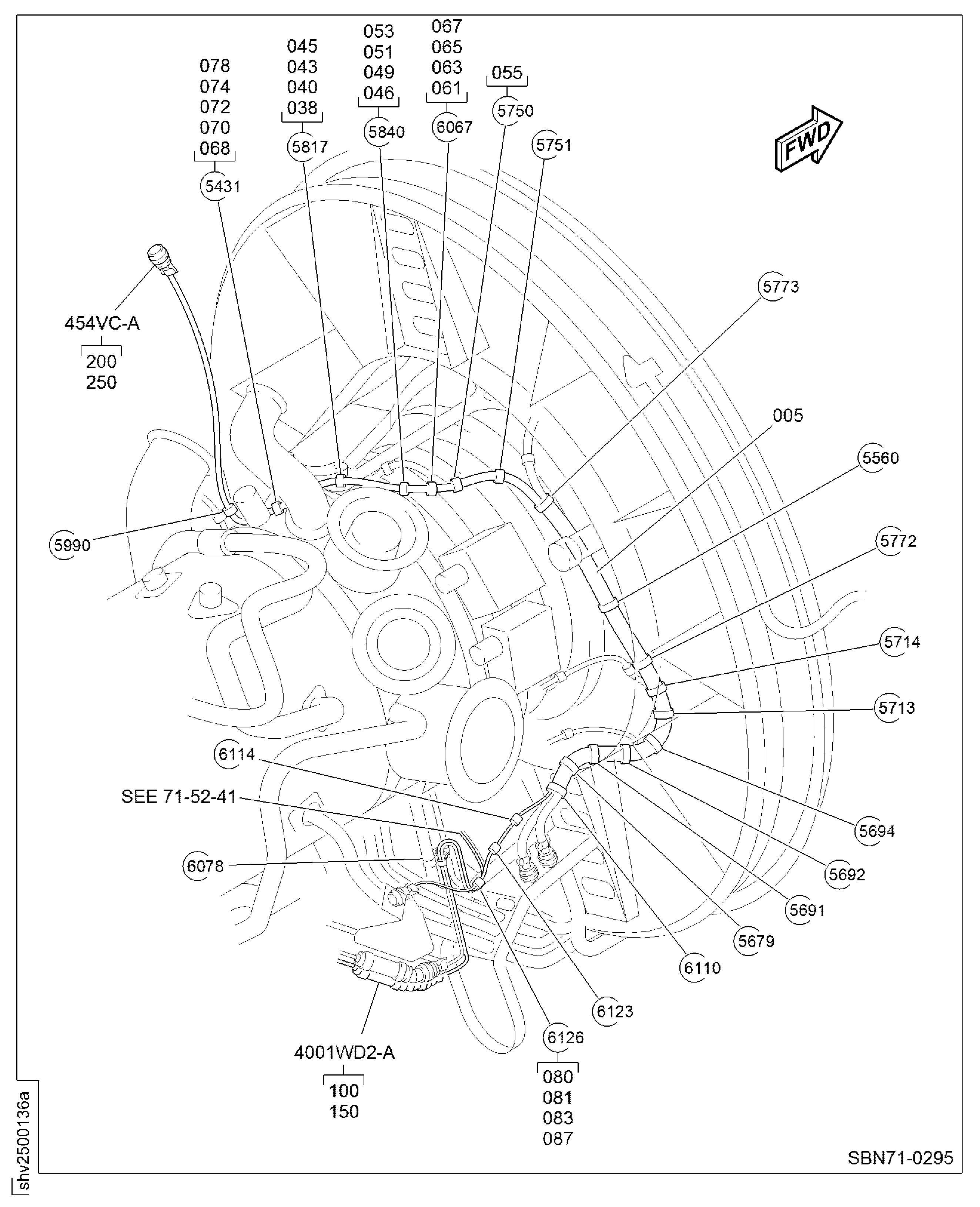 Fire Detection (System B) Harness