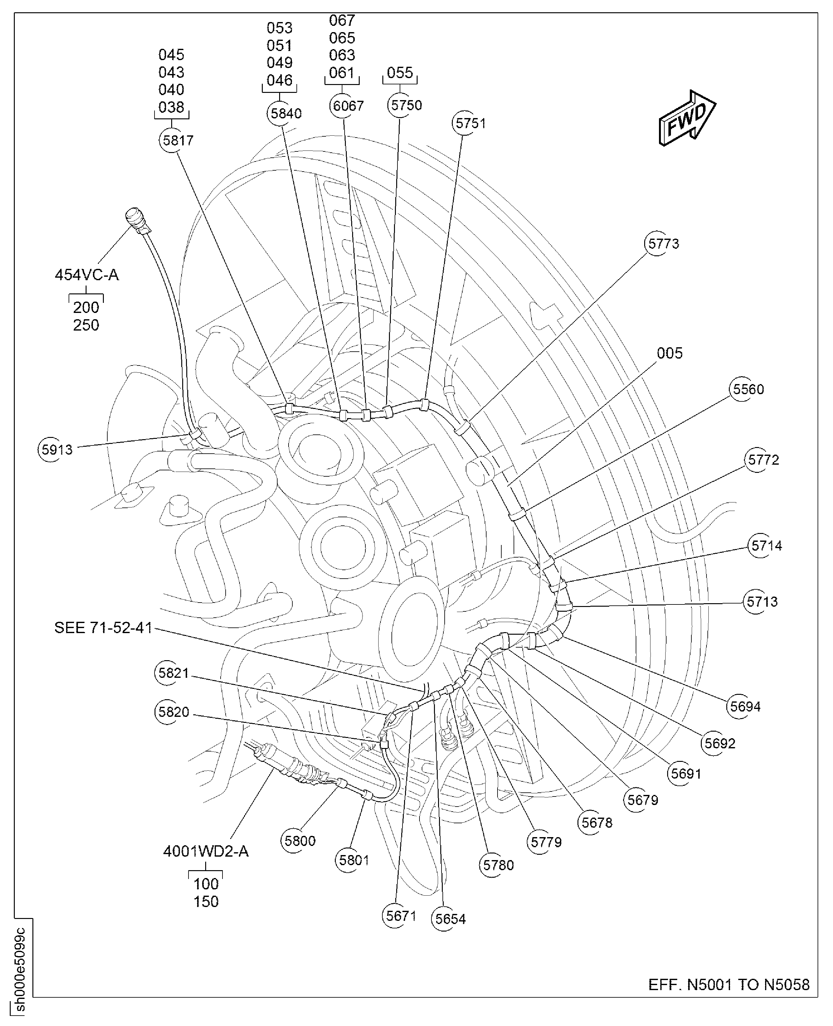 Fire Detection (System B) Harness