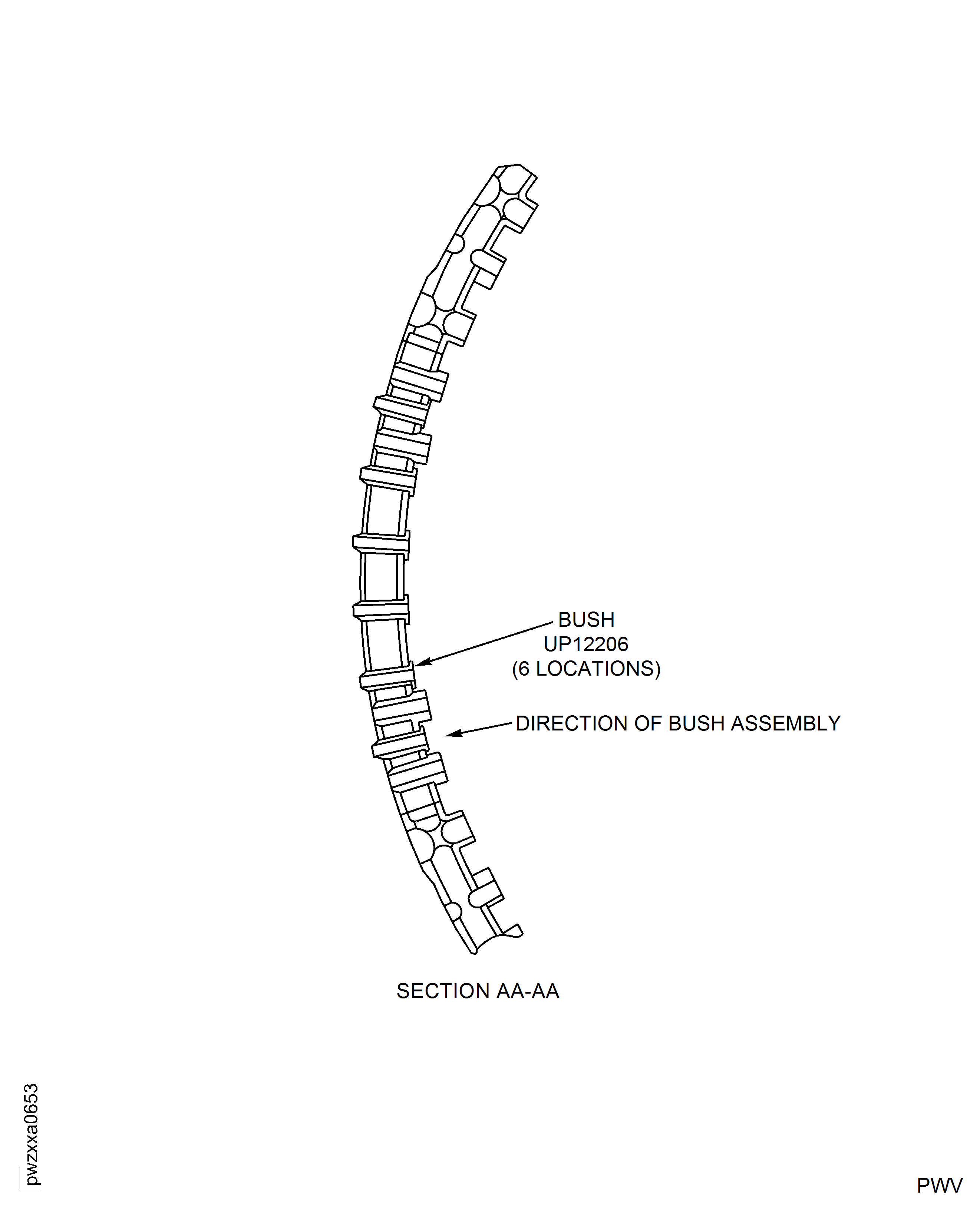 High Pressure (HP) Compressor VSV Unison Ring Connector (Post SB 72-0418)