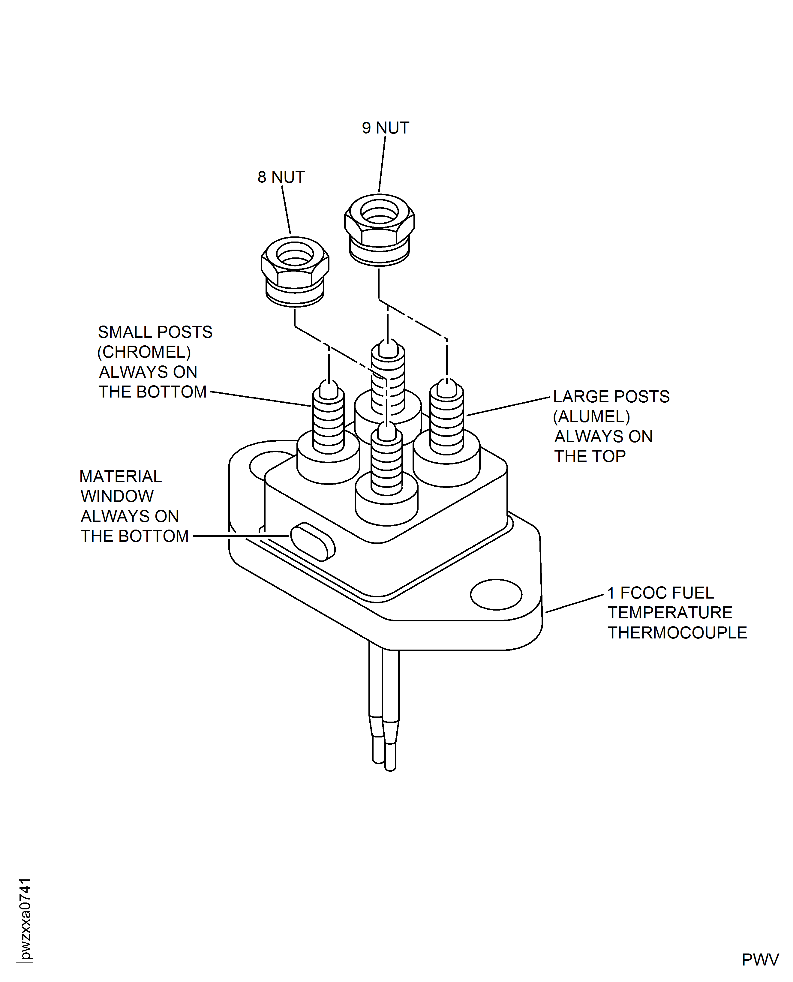 Fuel Temperature Thermocouple