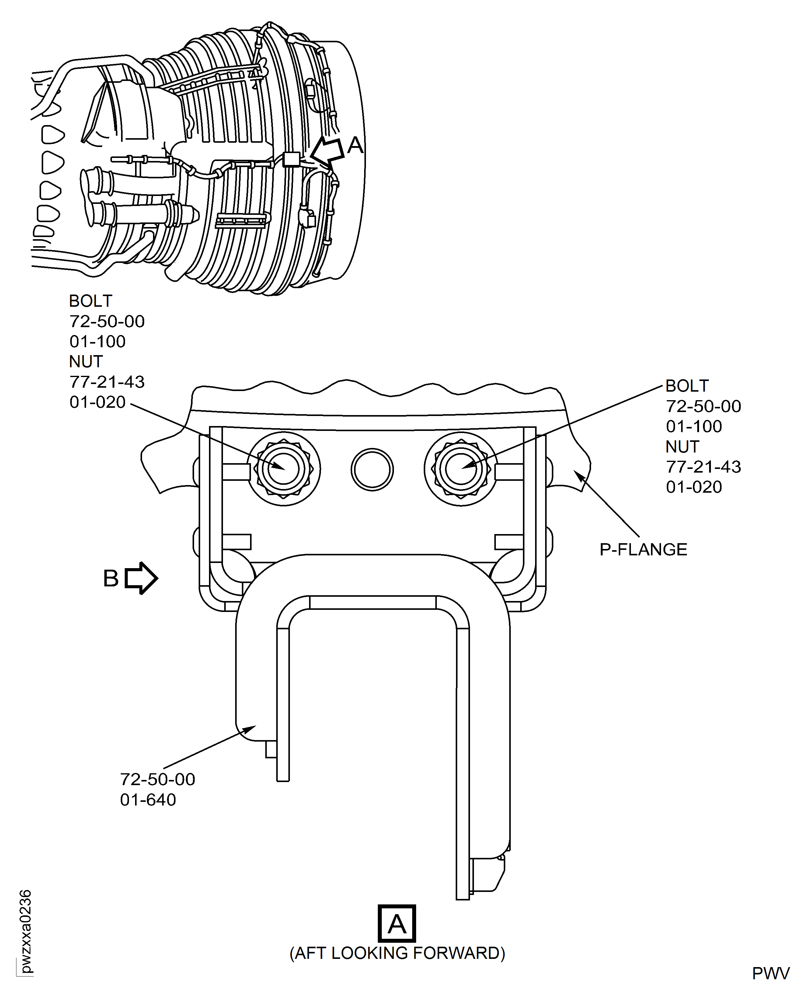 Post SBE 77-0015: Installation of EGT Wiring Harness on P - Flange