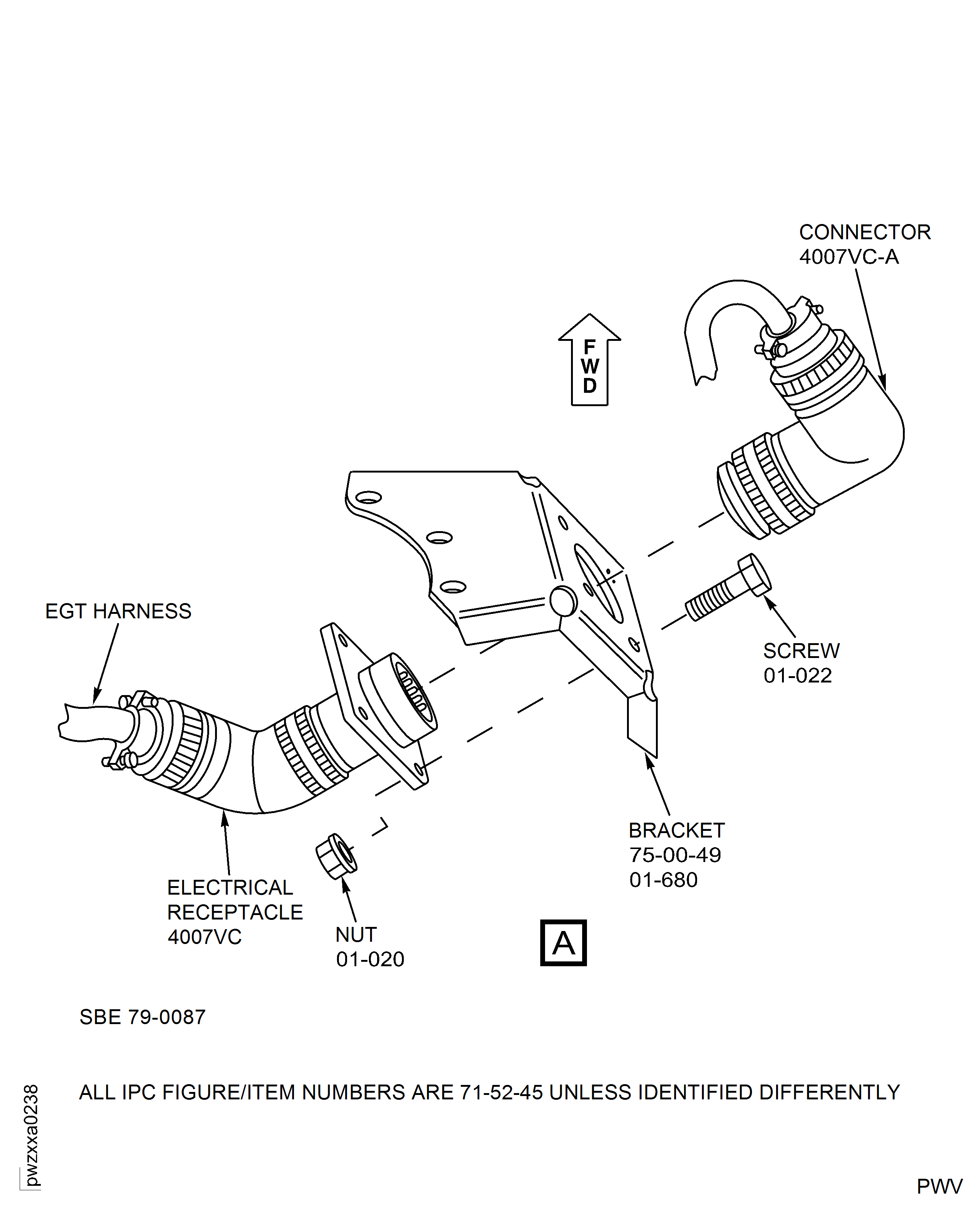 Post SBE 77-0015: Installation of Connector 4007VC-A TO 4007 (Post SBE 79-0067)