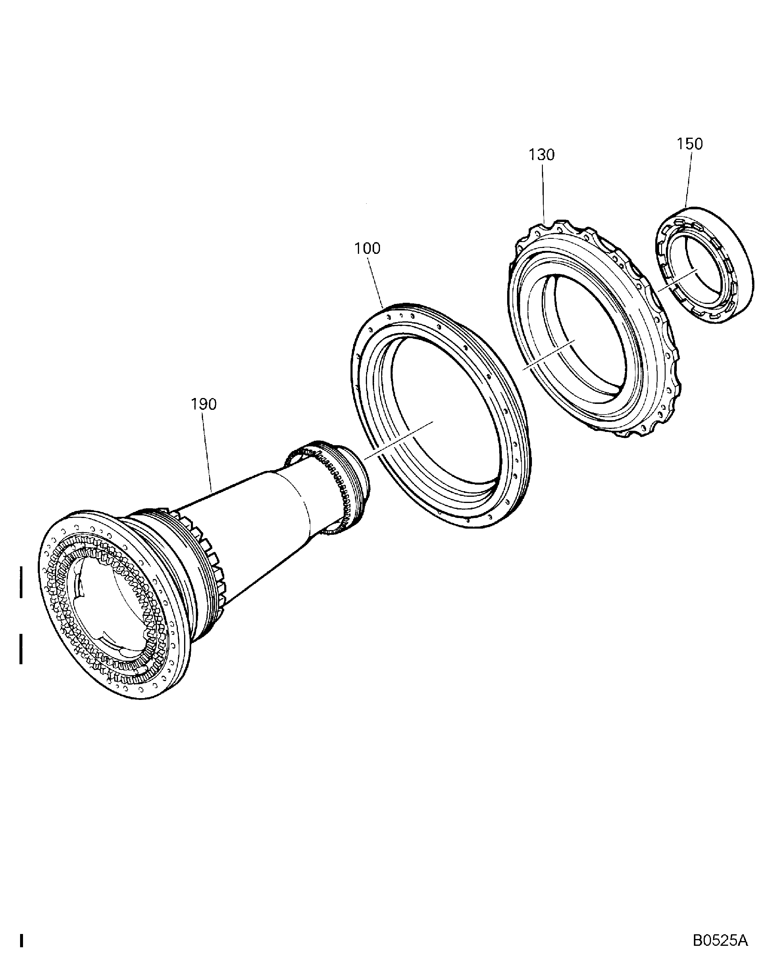 LP SHAFT NO.1 AND NO.2 BEARING ASSEMBLY
