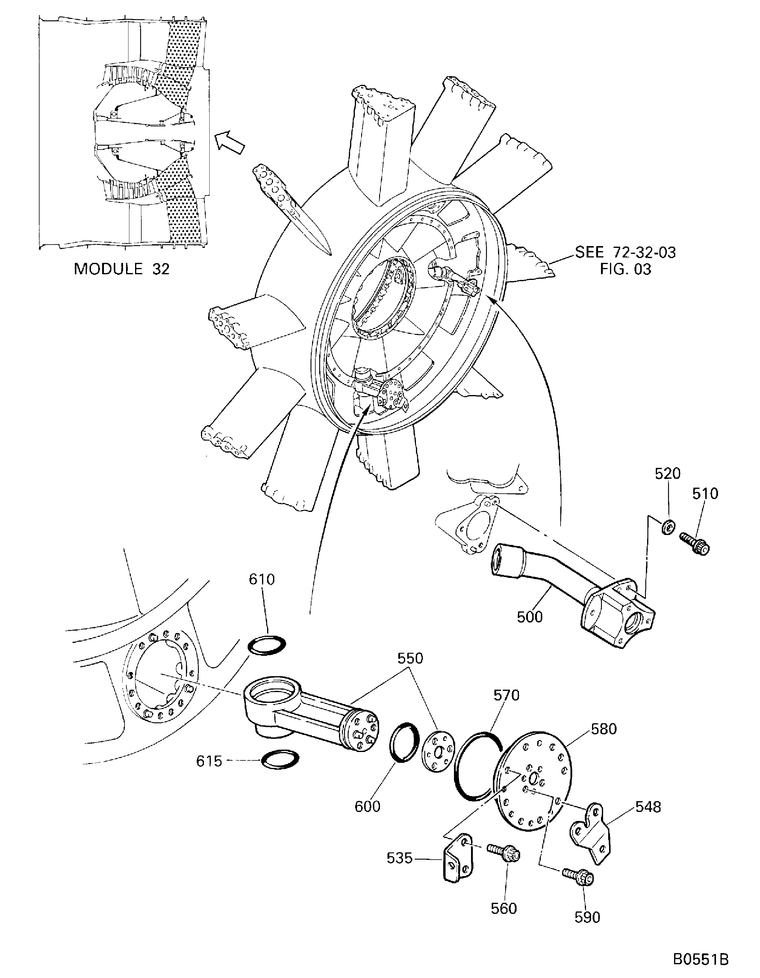 LP Compressor (LPC) - Intermediate Structure Module