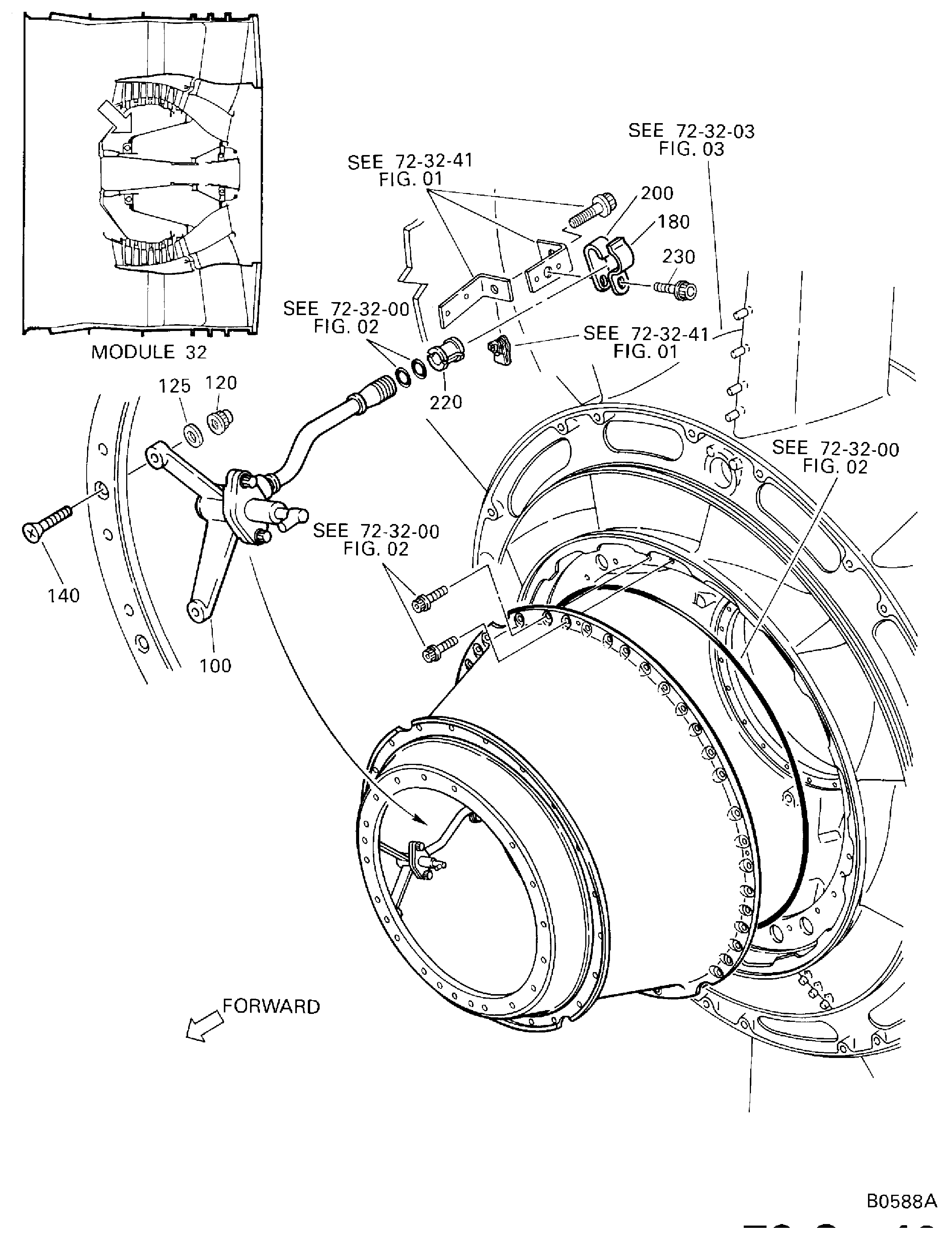NO.1 BEARING SUPPORT ASSEMBLY