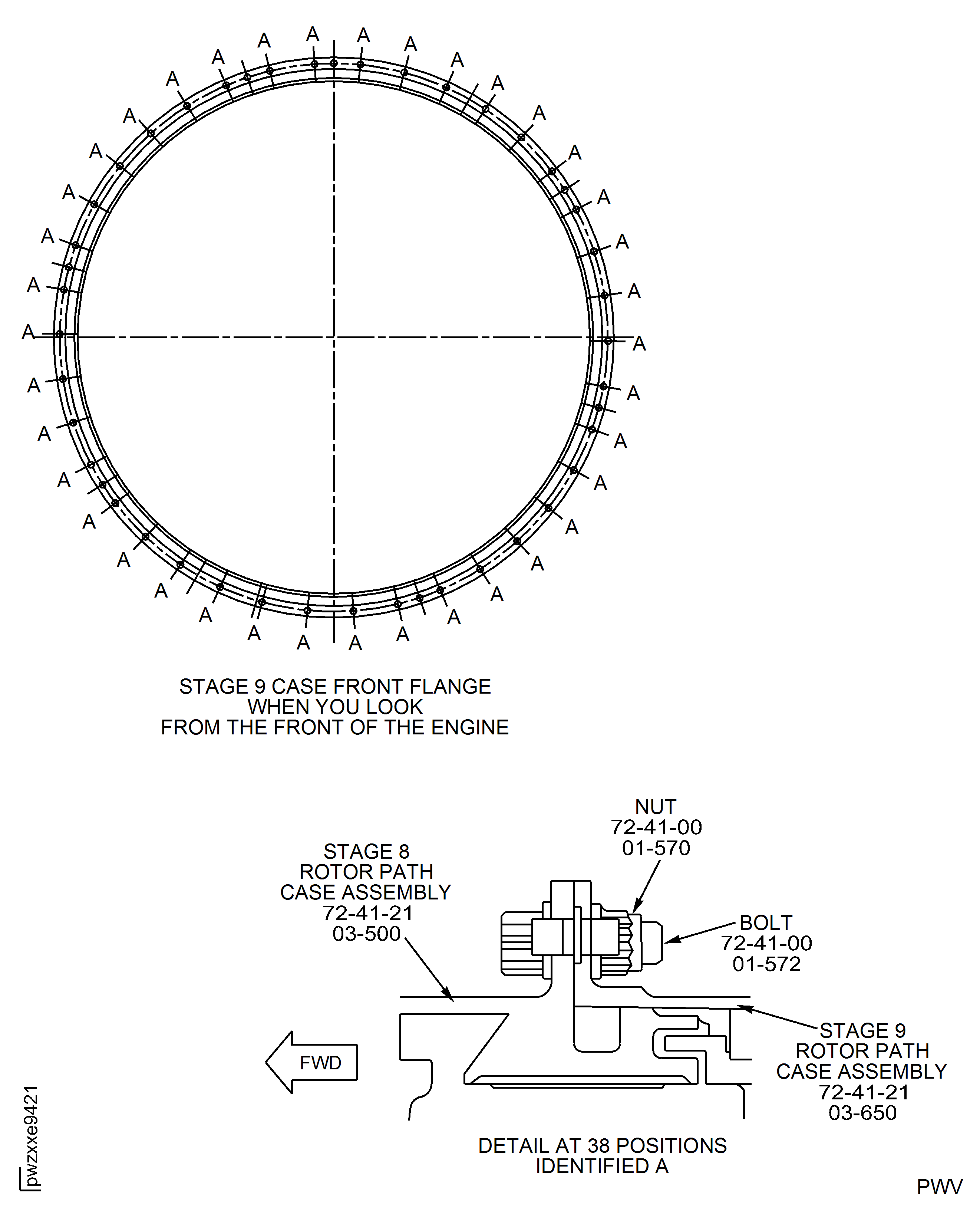 HPC Assembly - Assemble The HPC Cases And Vanes To The Rotor Assembly