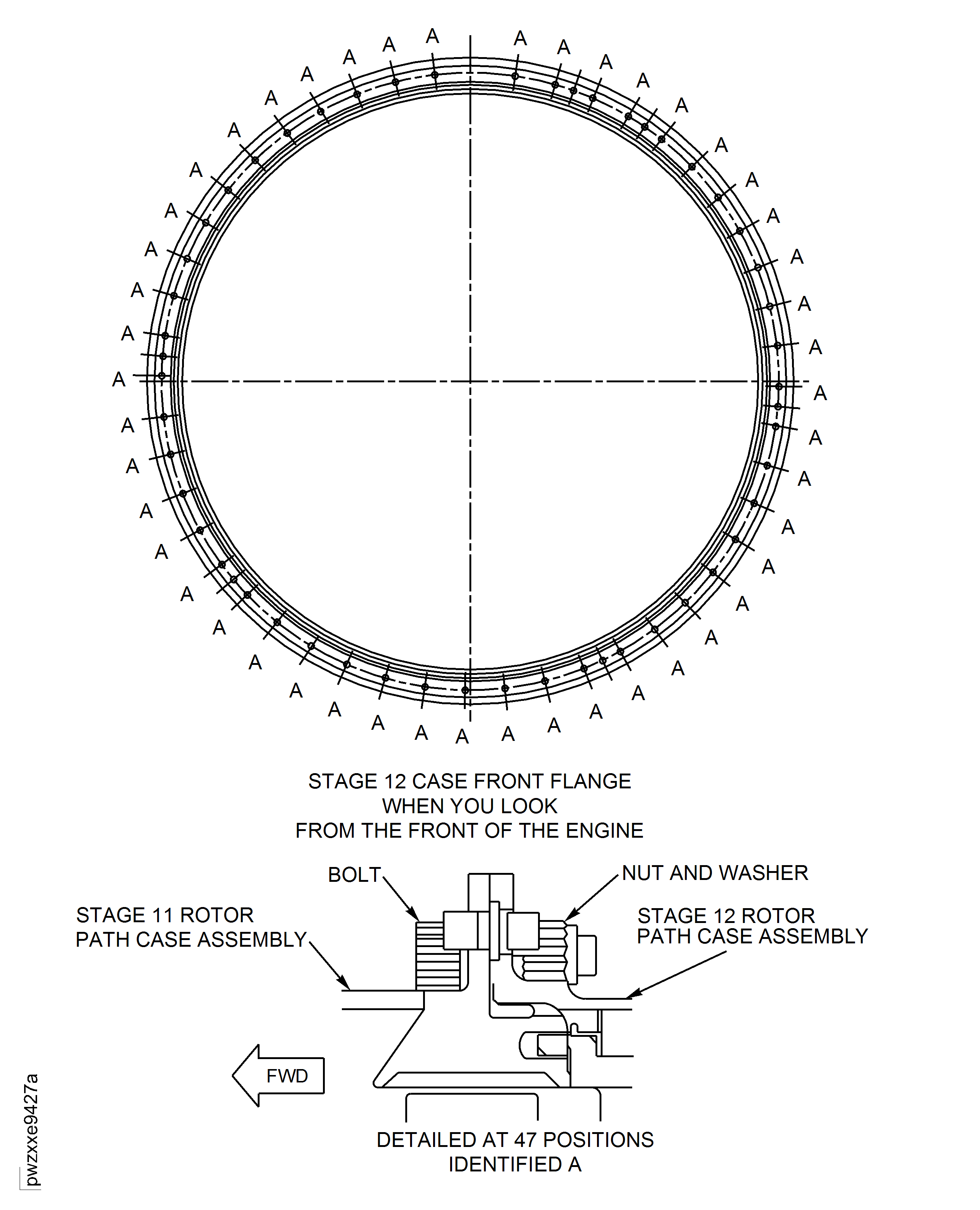 HPC Assembly - Assemble The HPC Cases And Vanes To The Rotor Assembly
