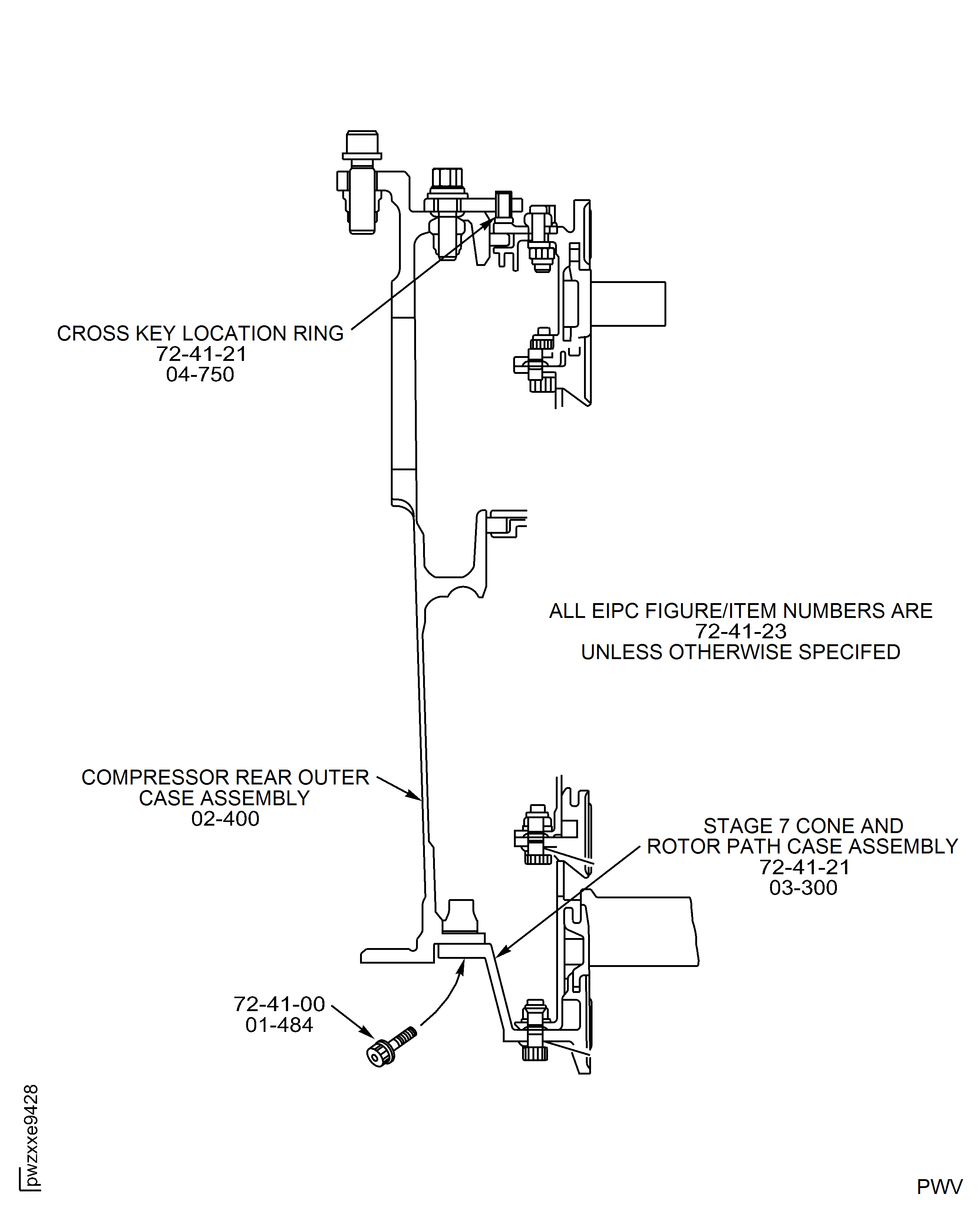 HPC Assembly - Assemble The HPC Cases And Vanes To The Rotor Assembly