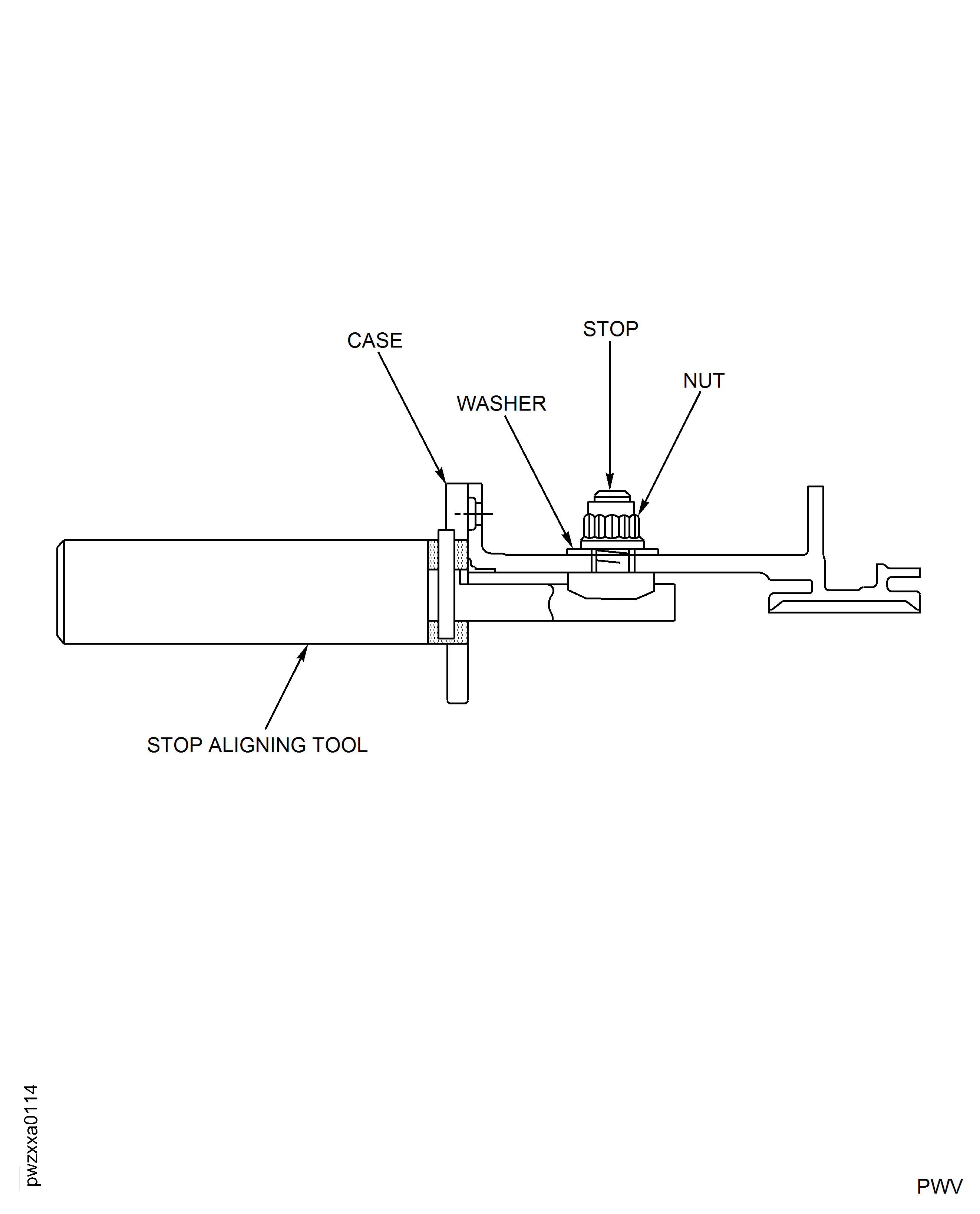 Install the Stage 9 Stator Vane Stops