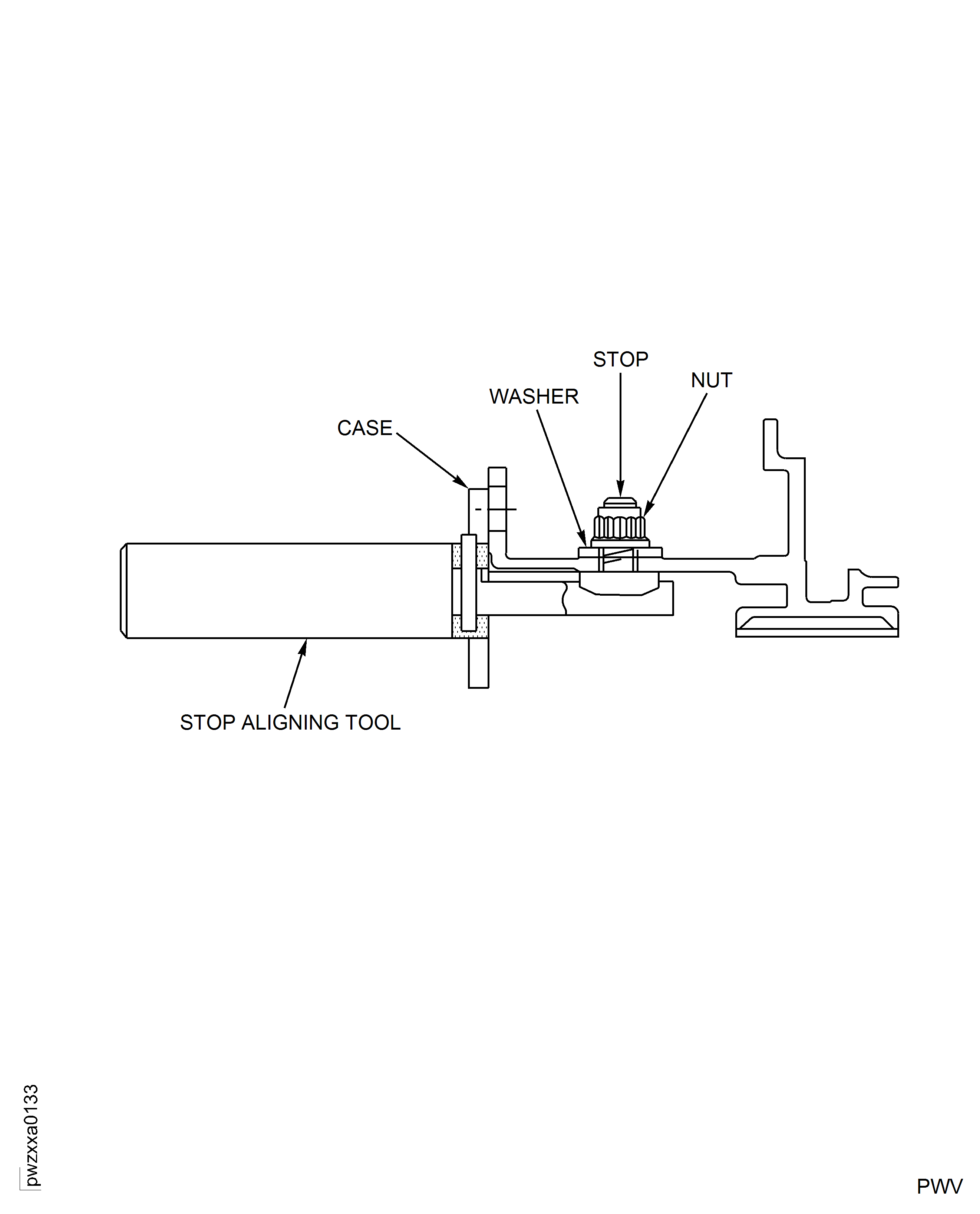 Install the Stage 10 Stator Vane Stops