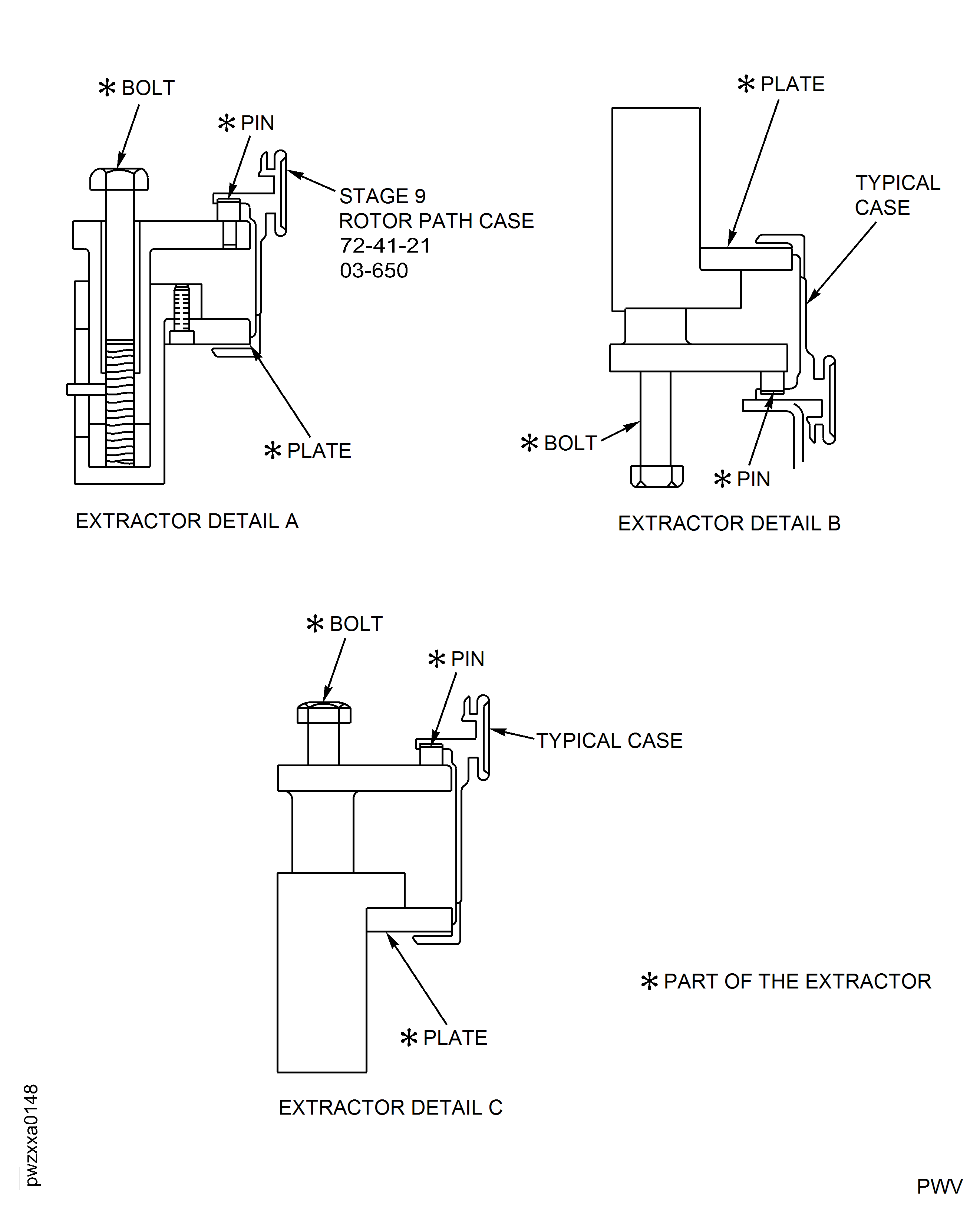 Remove the Stage 9 Rotor Path Ring