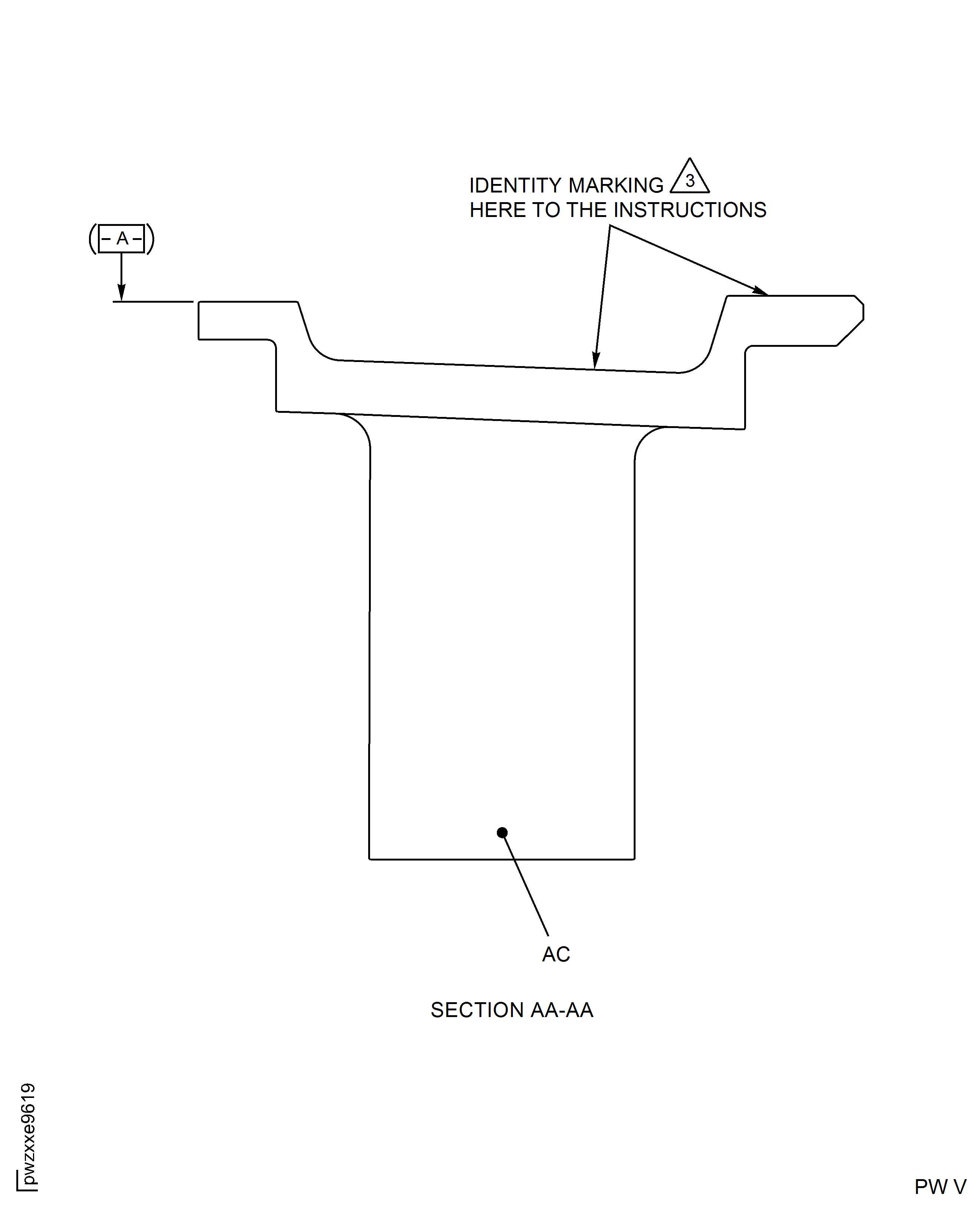 HP Compressor Stage 11 Stator Vane (Assembly F and G) - Repair Details and Dimensions