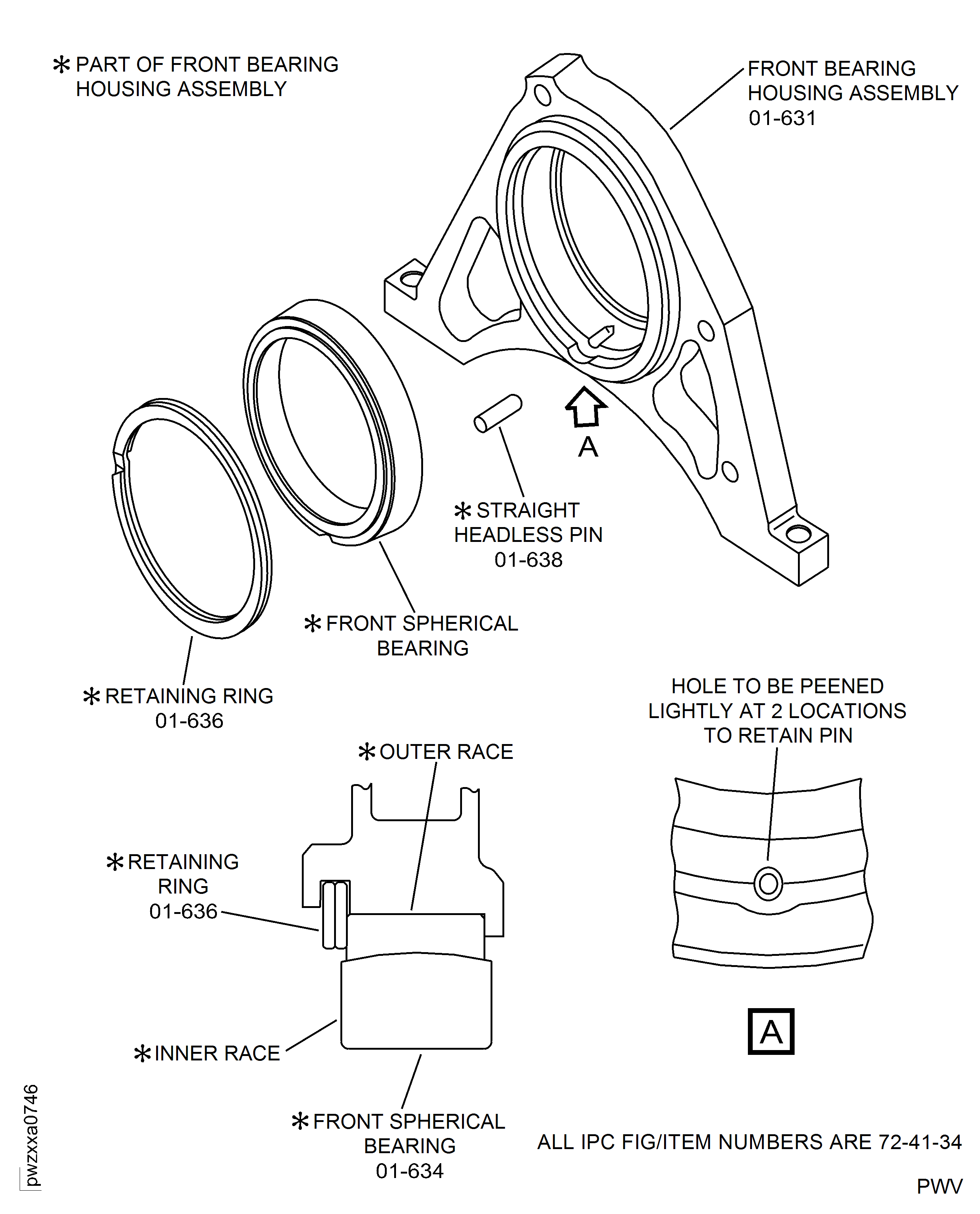 Install The Front Spherical Bearing Into The Front Bearing Housing Assembly