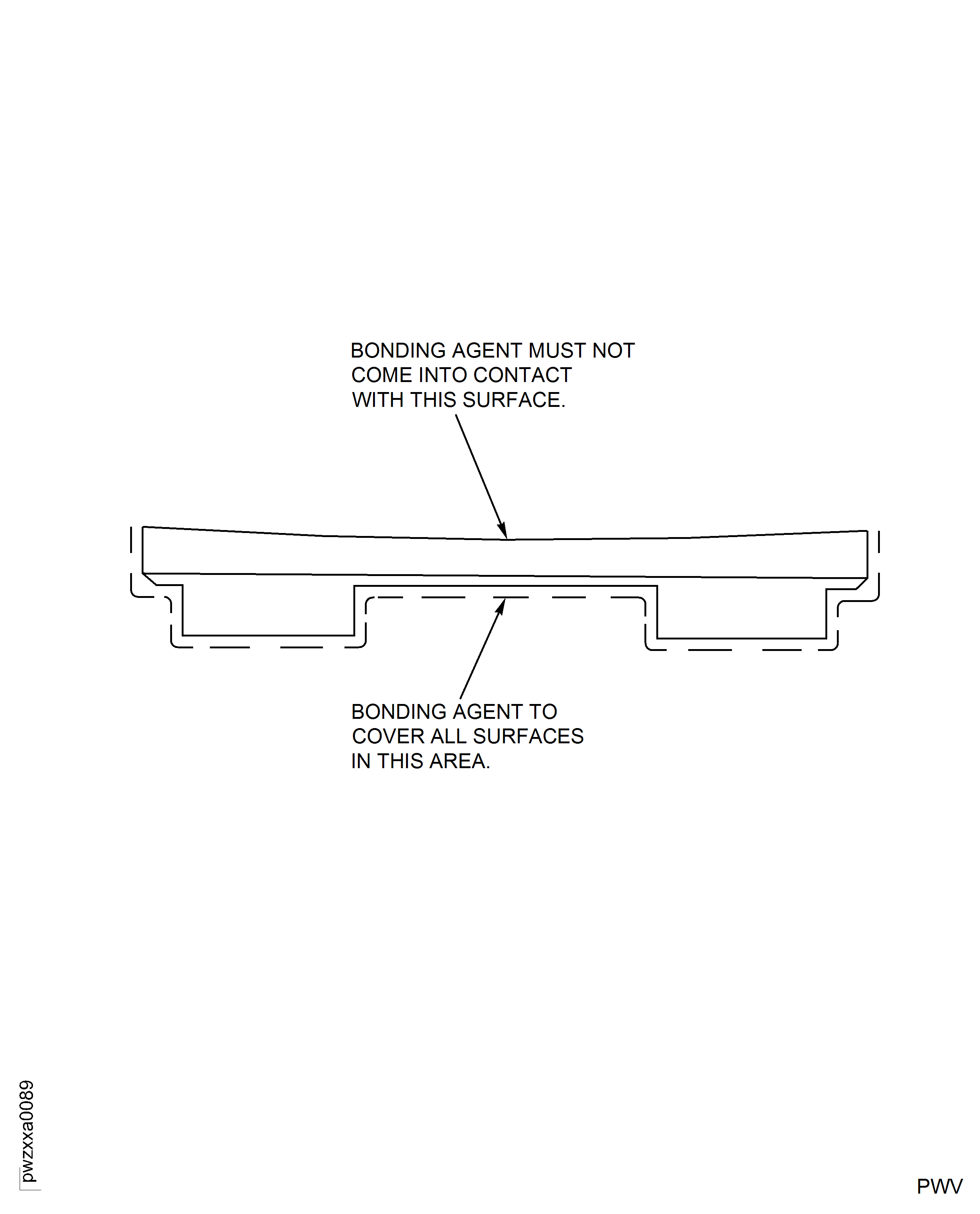 HP Compressor VIGV and Stage 3 Vane Centralising Pads and Housing - Replacement Bearing Pad Details - Assembly B