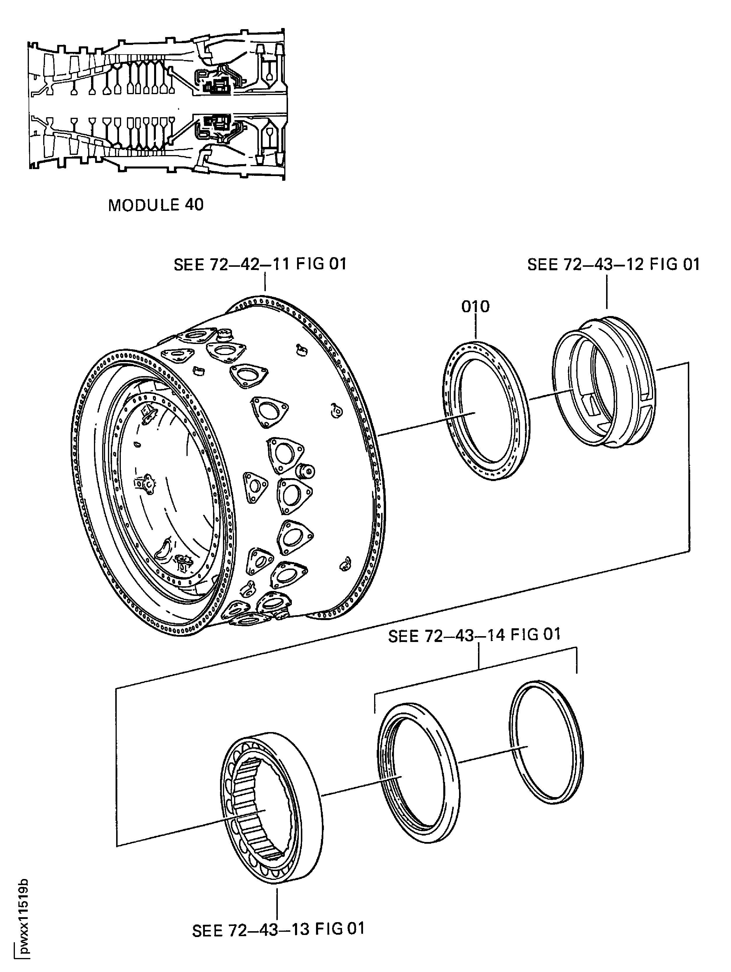 NO.4 BEARING FRONT SEAL SEAT