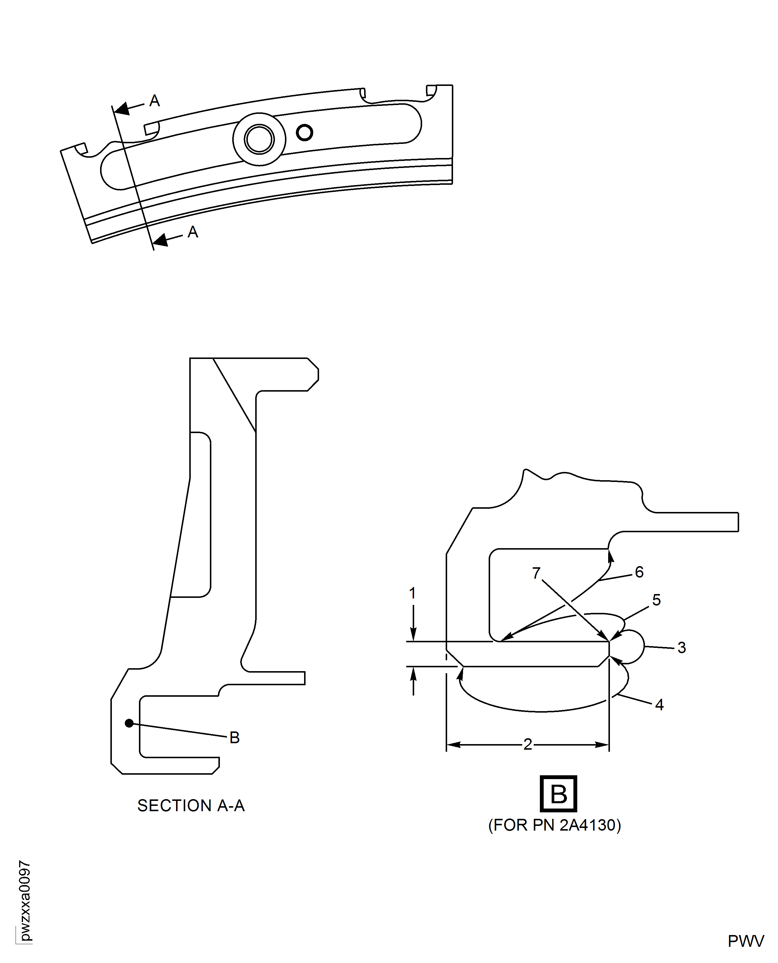 0.033 Inch (0.839 mm) Minimum Flange Thickness, After Blending.